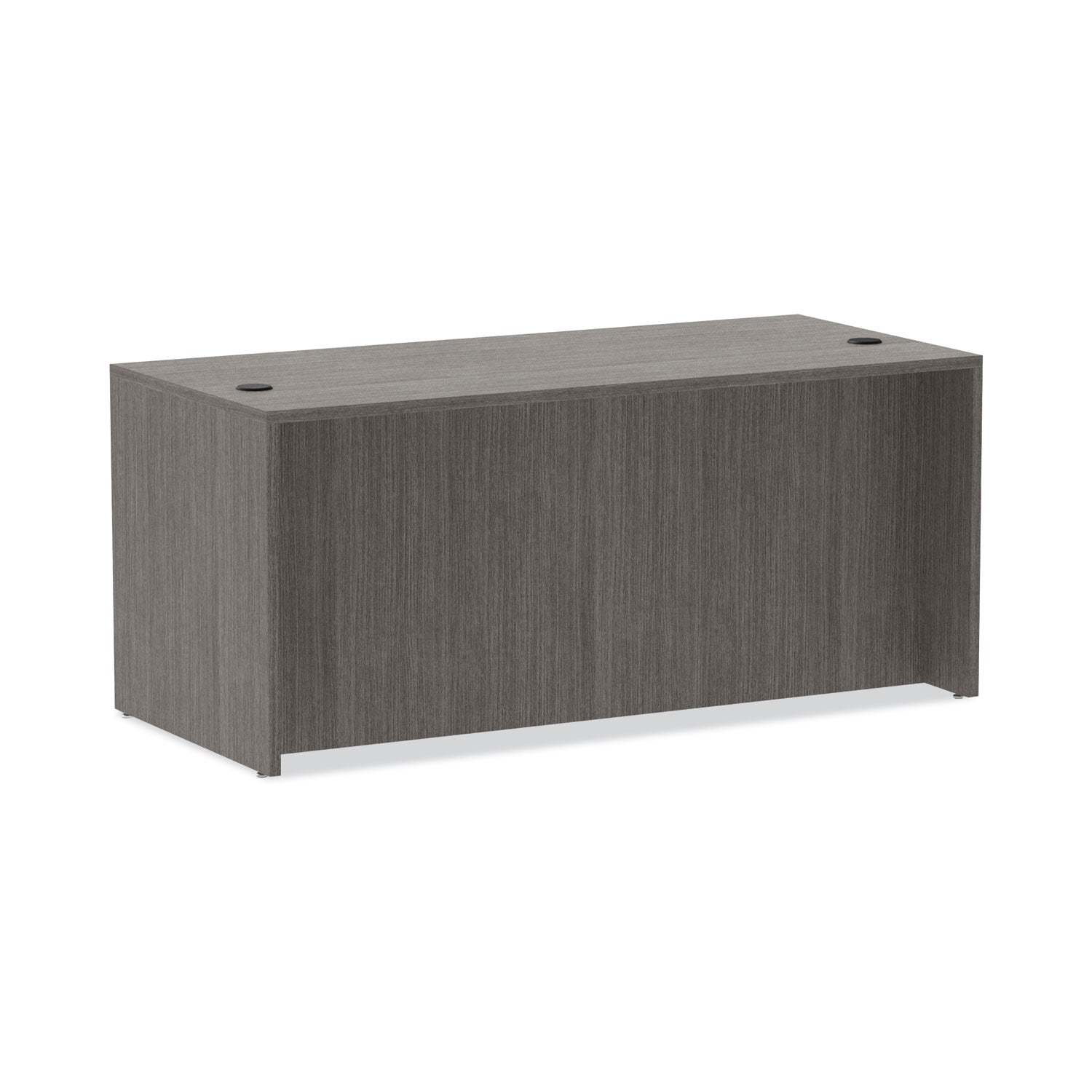 Alera® Alera Valencia Series Straight Front Desk Shell, 65" x 29.5" x 29.63", Gray