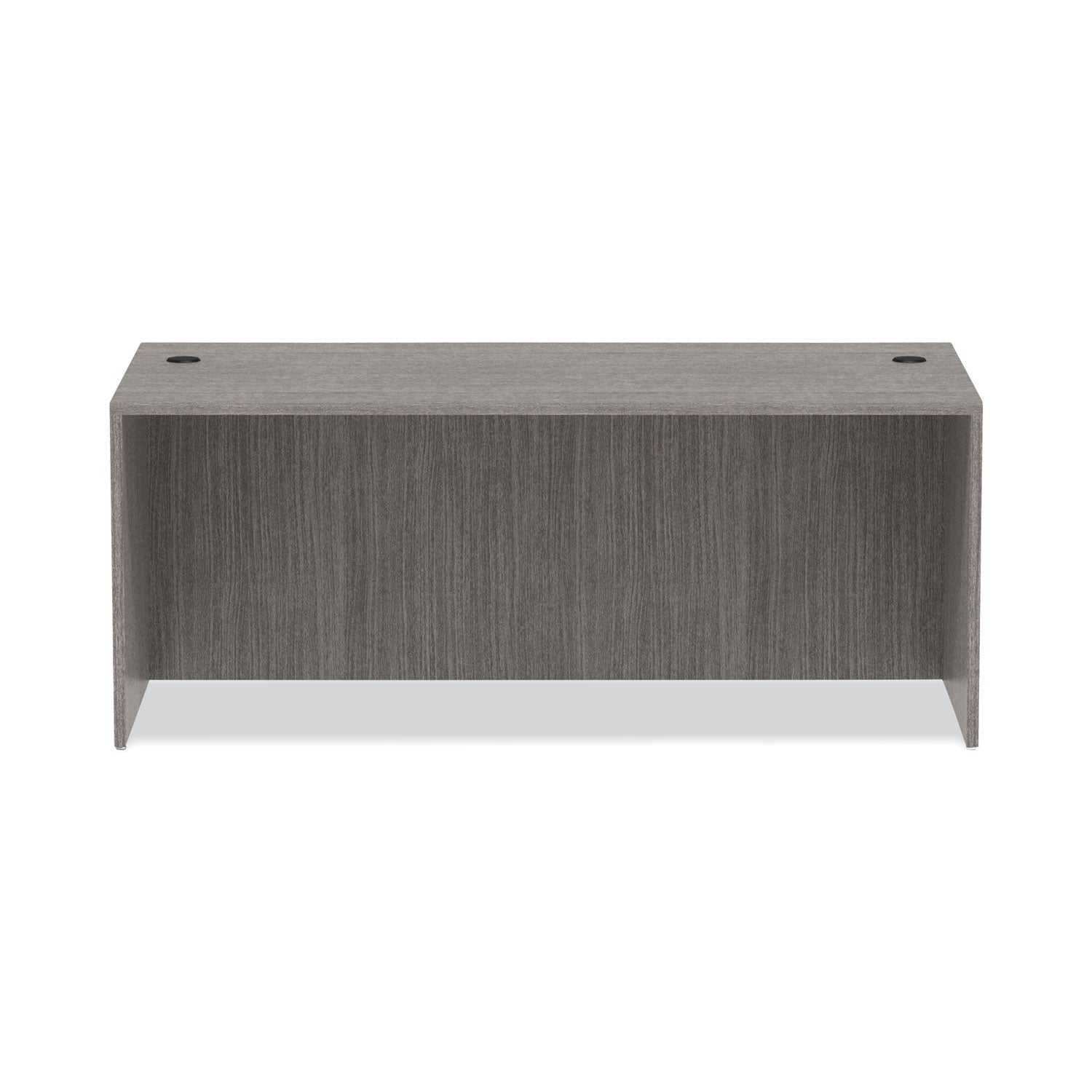 Alera® Alera Valencia Series Straight Front Desk Shell, 71" x 35.5" x 29.63", Gray