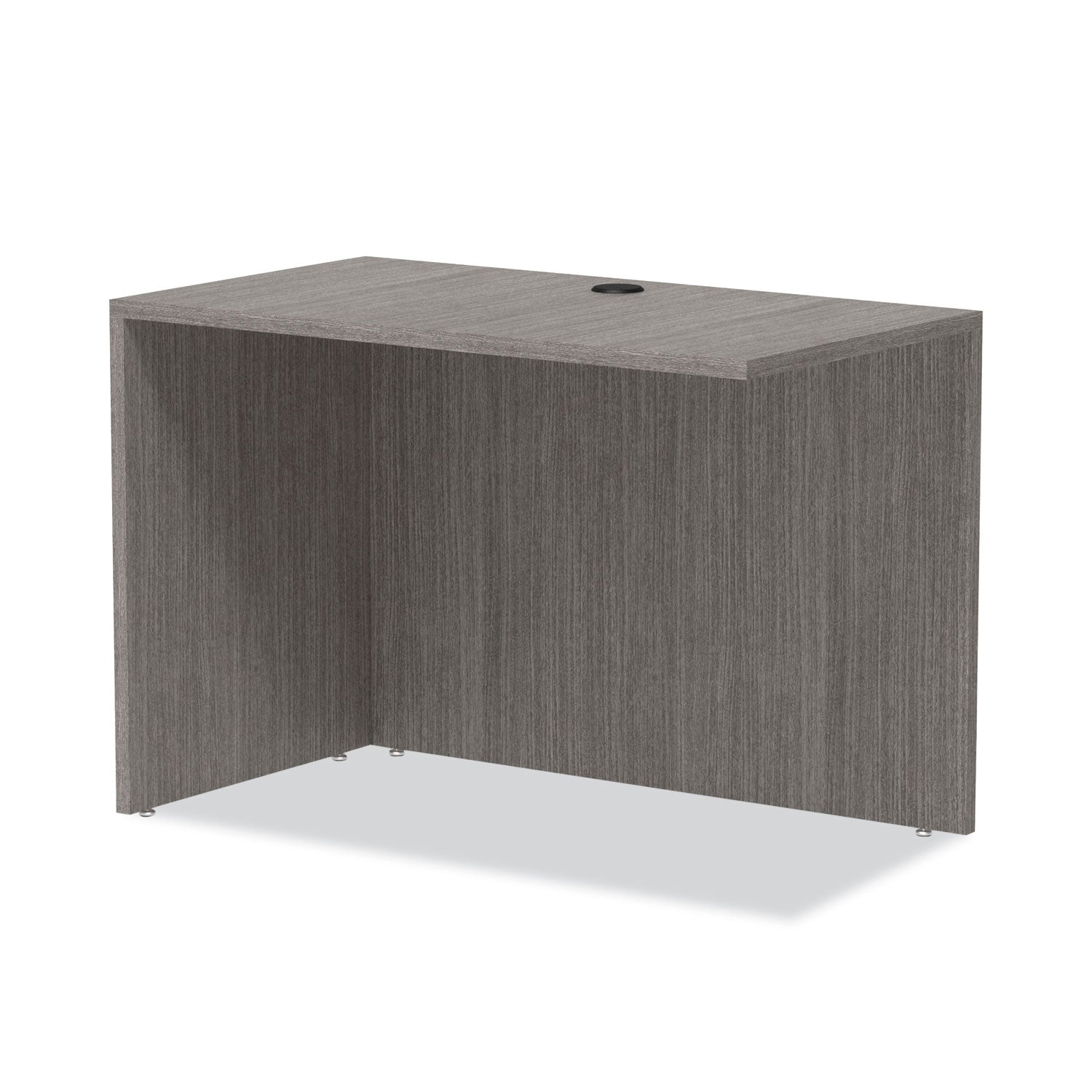 Alera® Alera Valencia Series Reversible Return/Bridge Shell, 42w x 23.63d x 29.5h, Gray