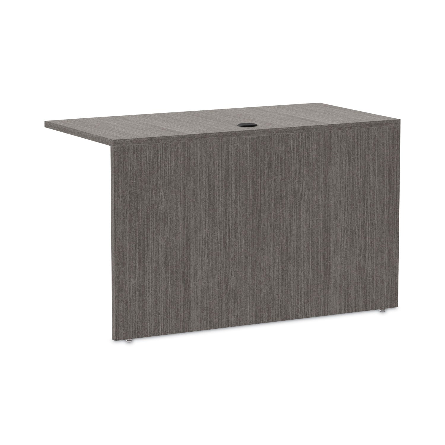 Alera® Alera Valencia Series Reversible Return/Bridge Shell, 47.25w x 23.63d x 29.5h, Gray