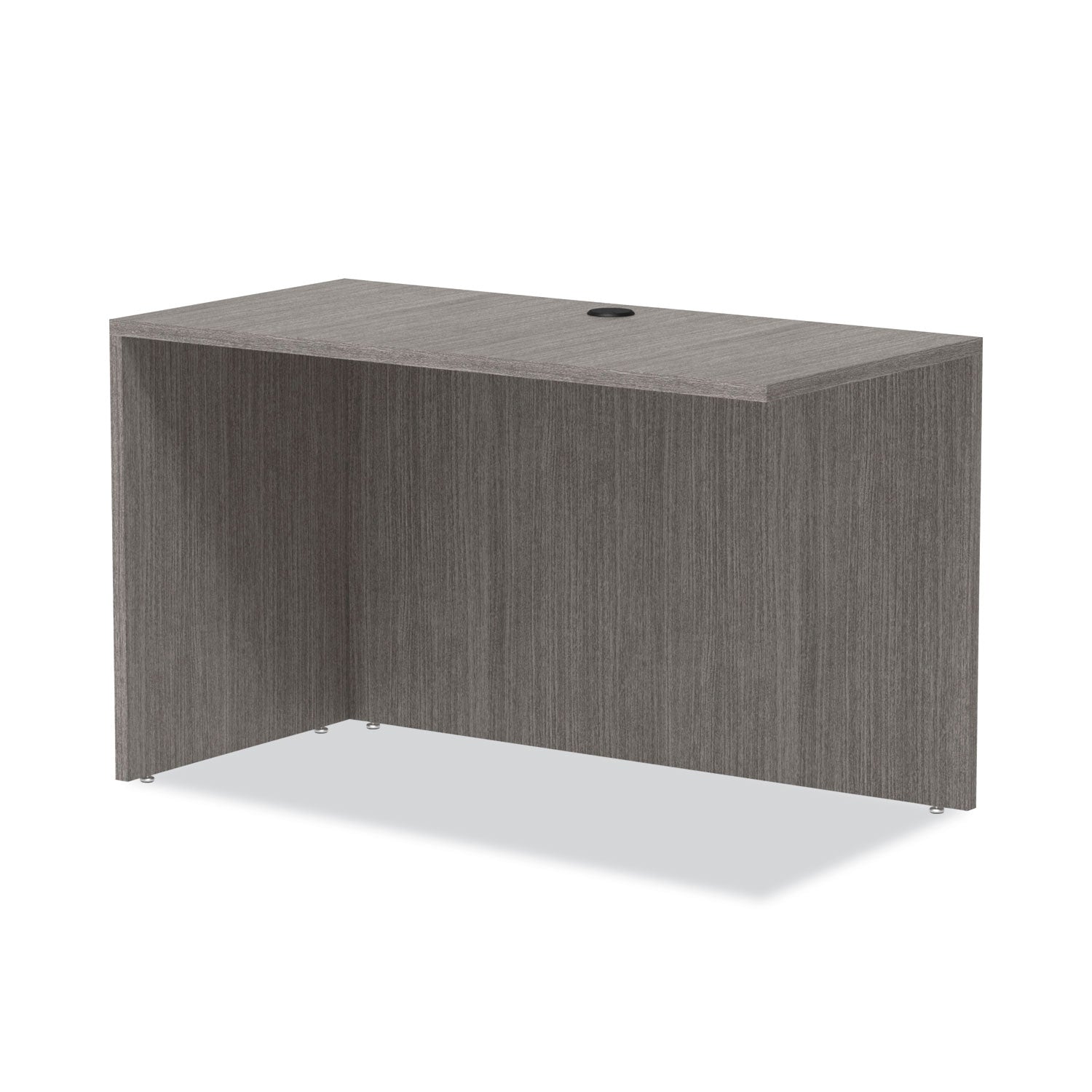 Alera® Alera Valencia Series Reversible Return/Bridge Shell, 47.25w x 23.63d x 29.5h, Gray