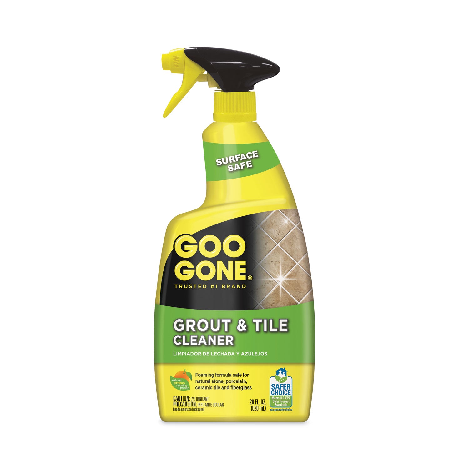 Grout and Tile Cleaner, Citrus Scent, 28 oz Trigger Spray Bottle