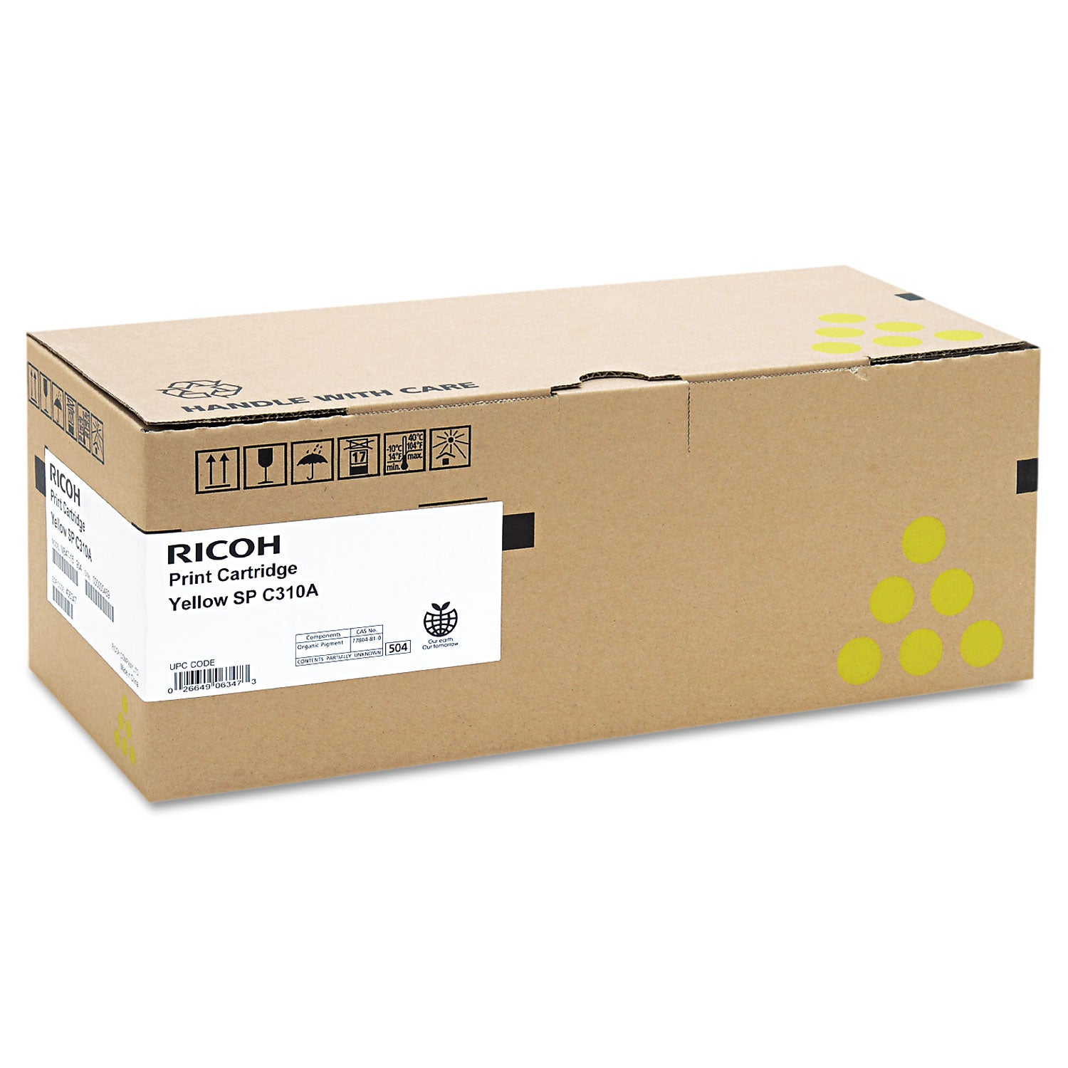 406347 Toner, 2,500 Page-Yield, Yellow