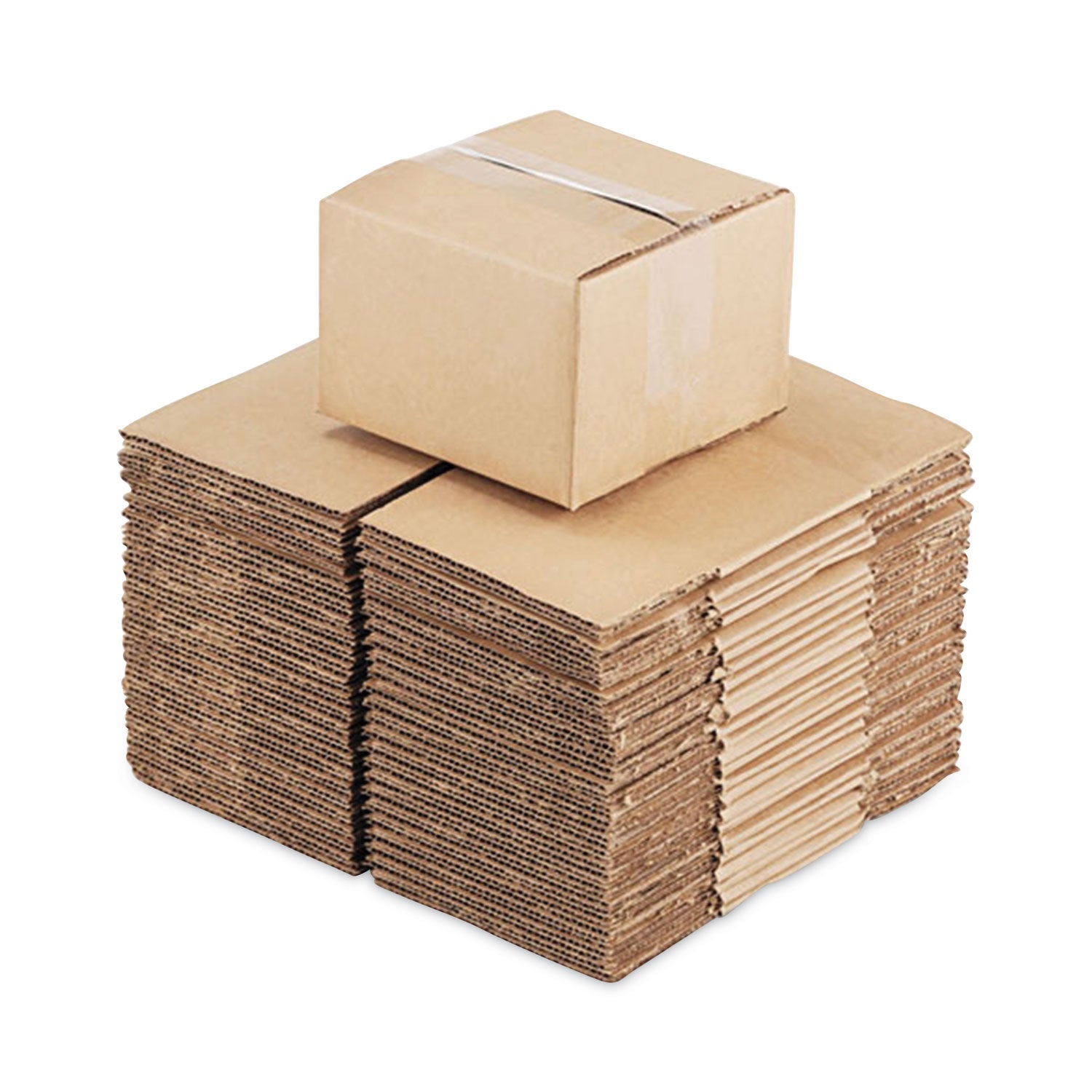 Universal® Fixed-Depth Brown Corrugated Shipping Boxes, Regular Slotted Container (RSC), Small, 6" x 8" x 5", Brown Kraft, 25/Bundle