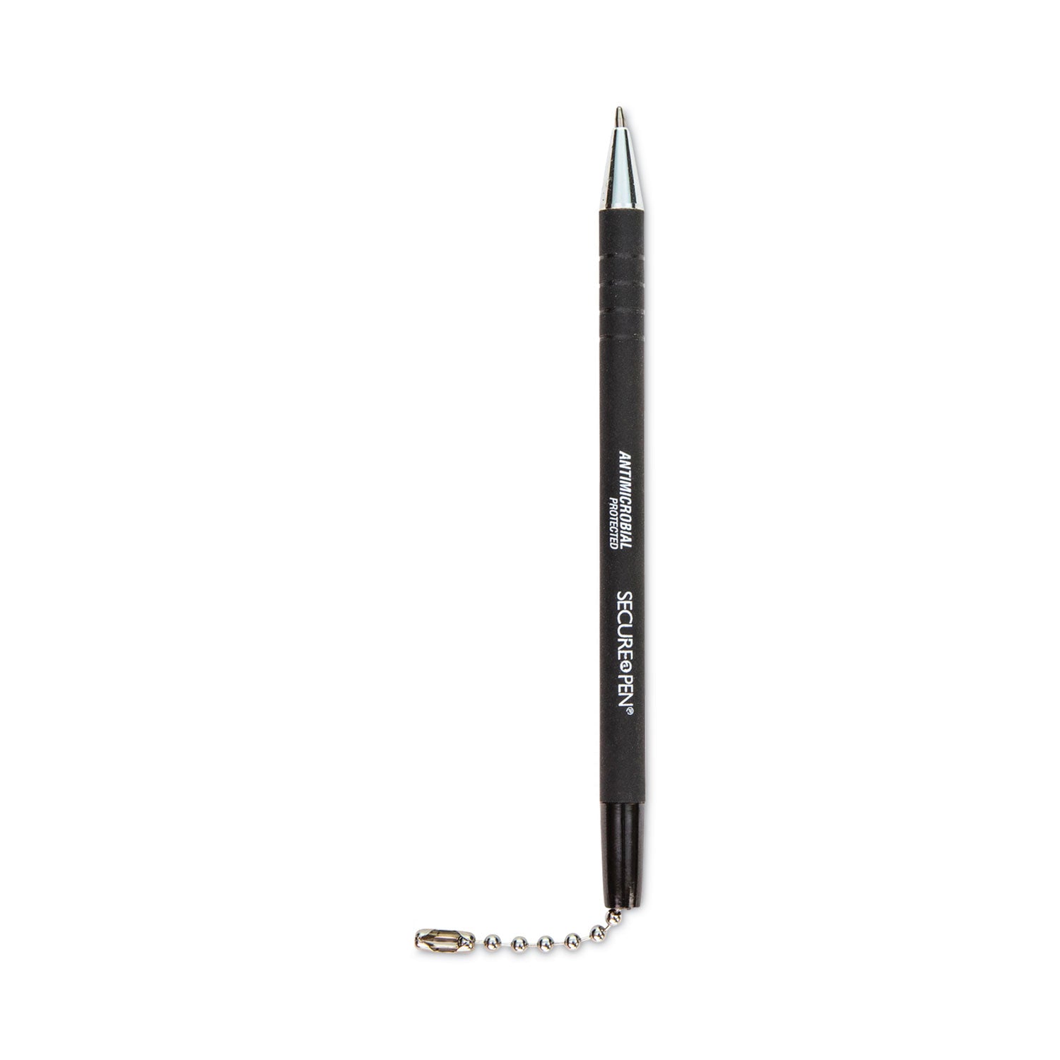 Replacement Antimicrobial Counter Chain Ballpoint Counter Pen, Medium, 1 mm, Black Ink, Black CONTROLTEK® Flipcost