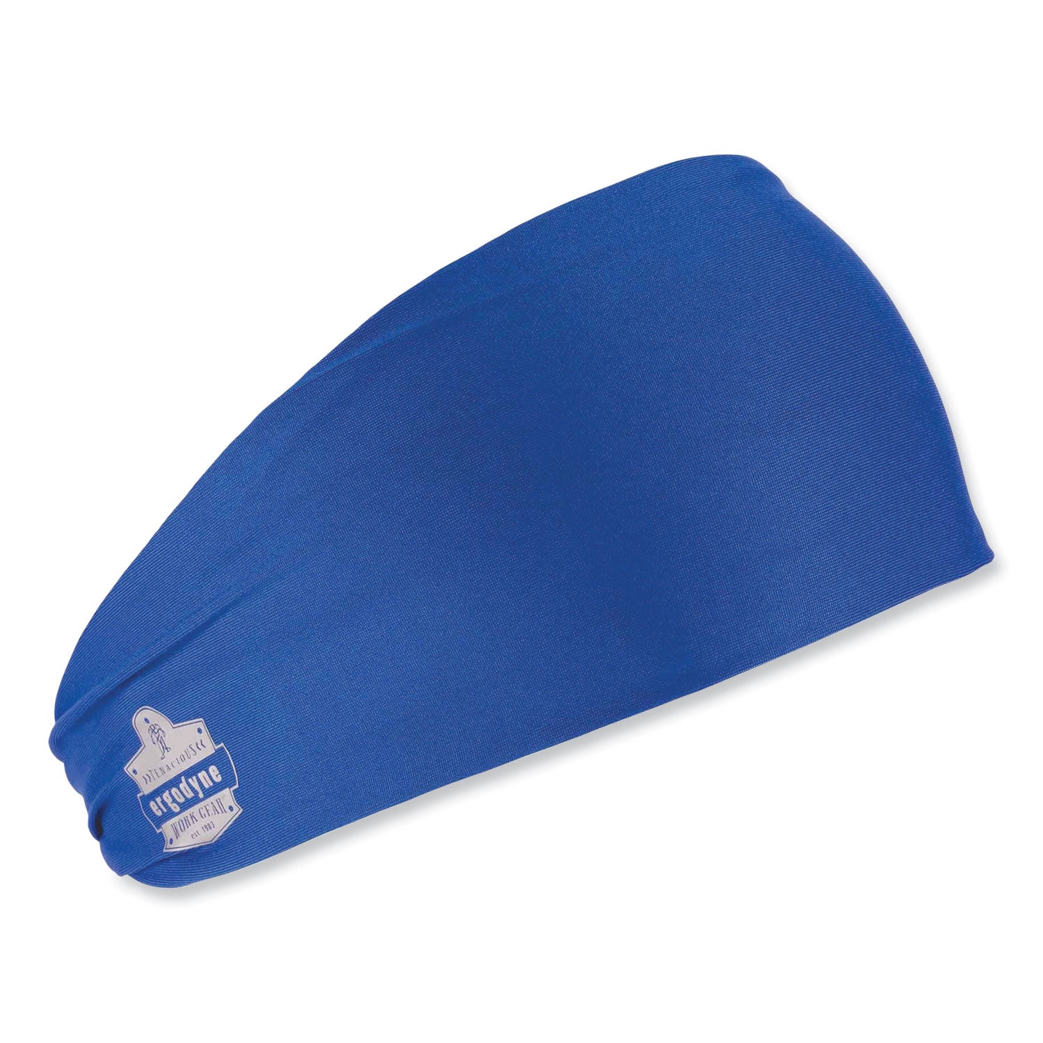 Chill-Its 6634 Performance Knit Cooling Headband, Polyester/Spandex, One Size Fits Most, Blue