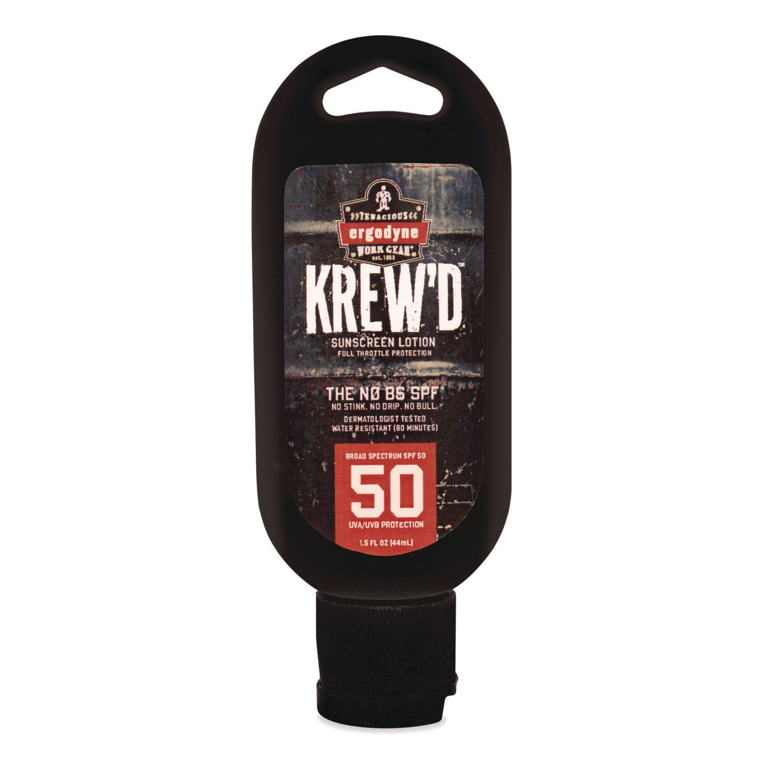 Krewd 6352 SPF 50 Sunscreen Lotion, 1.5 oz Bottle, Includes 12 Bottles