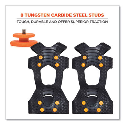 Trex 6300TC One-Piece Slip-on Tungsten Carbide Ice Cleats, Large, Black - Flipcost