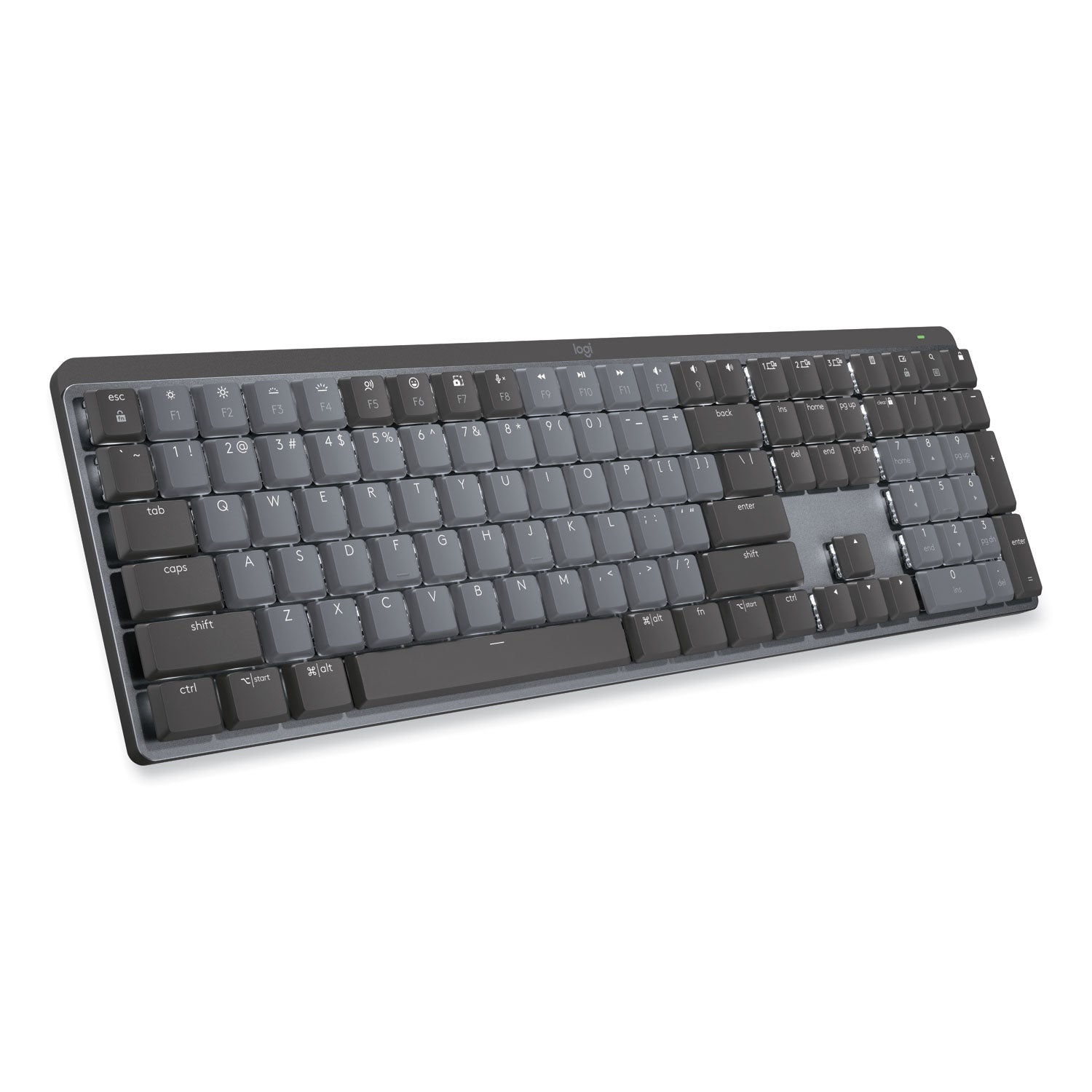 Logitech® MX Mechanical Wireless Illuminated Performance Keyboard, Graphite