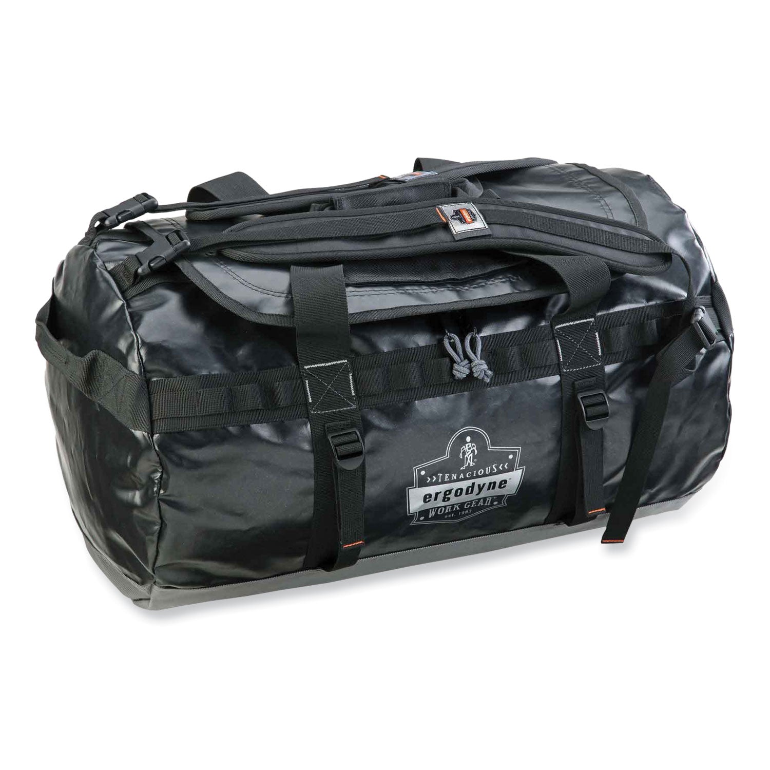 Ergodyne® Arsenal 5030 Water-Resistant Duffel Bag, Medium, 15.5 x 27 x 15.5, Black