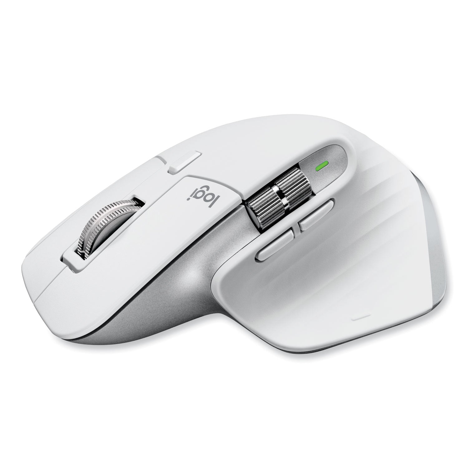 MX Master 3S Performance Wireless Mouse, 2.4 GHz Frequency/32 ft Wireless Range, Right Hand Use, Pale Gray Logitech® Flipcost