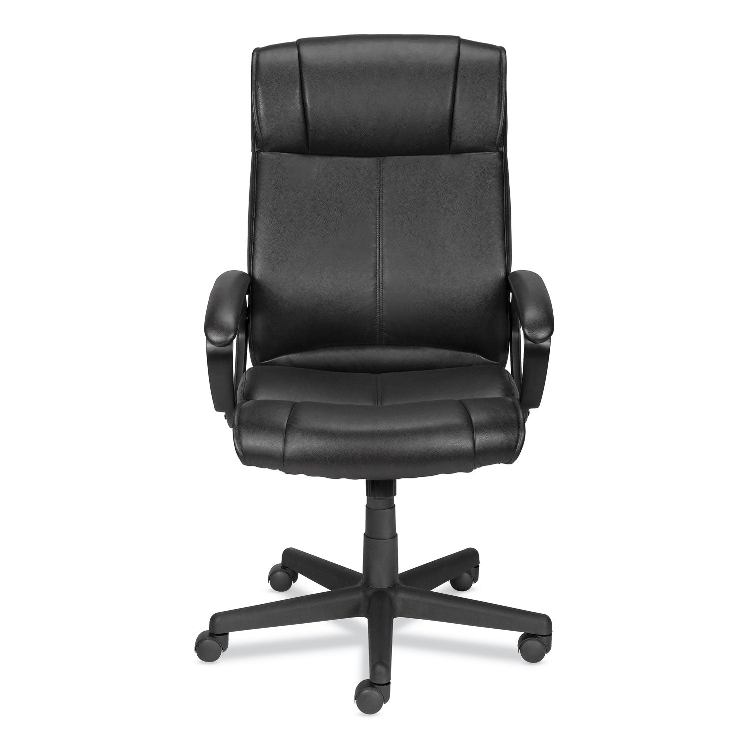 Alera® Alera Dalibor Series Manager Chair, Supports Up to 250 lb, 17.5" to 21.3" Seat  Height, Black Seat/Back, Black Base