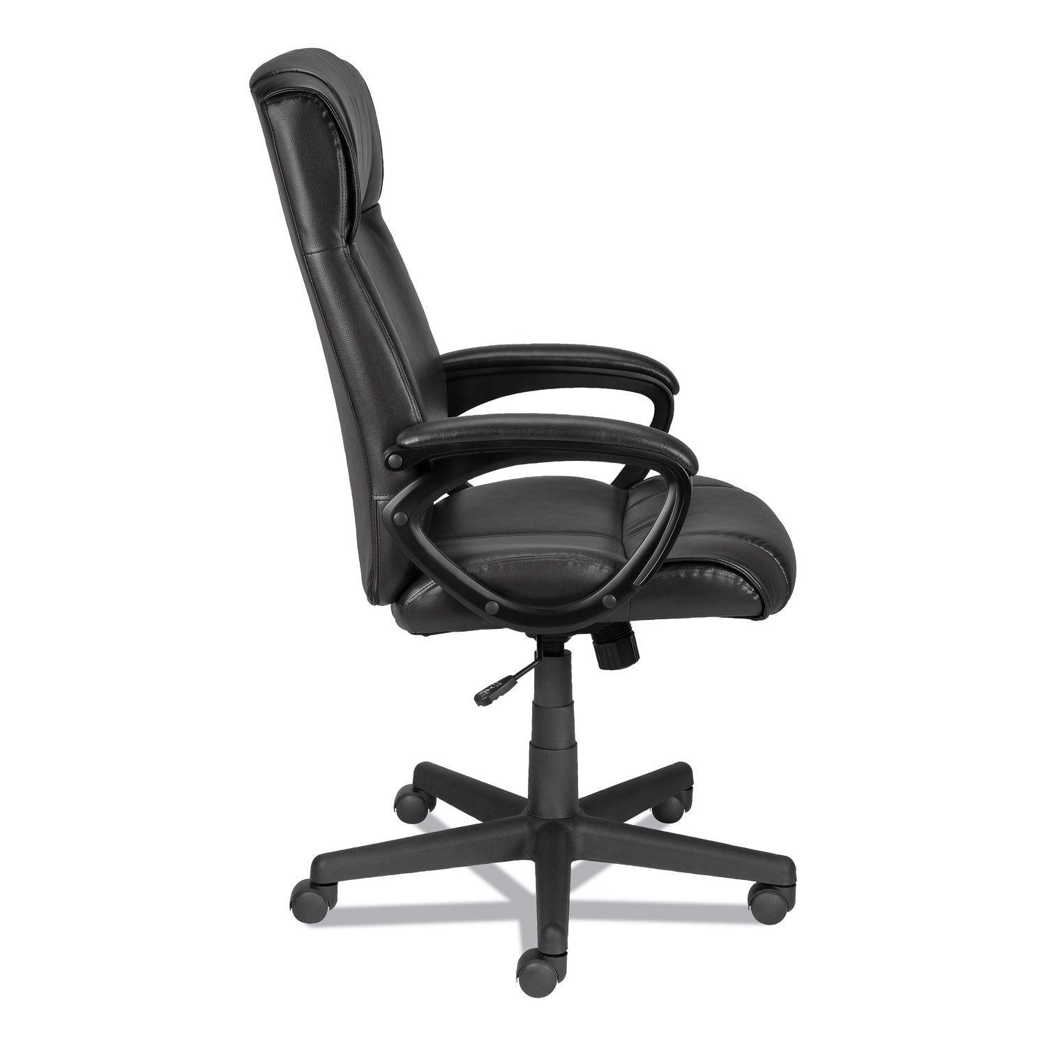 Alera® Alera Dalibor Series Manager Chair, Supports Up to 250 lb, 17.5" to 21.3" Seat  Height, Black Seat/Back, Black Base