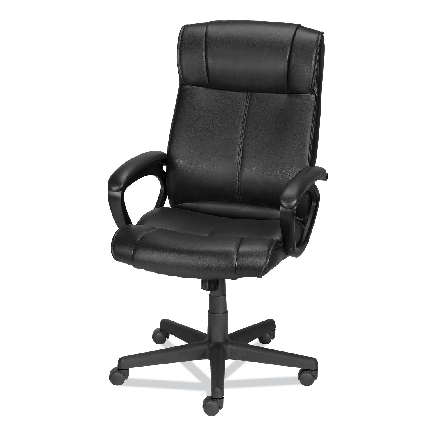 Alera® Alera Dalibor Series Manager Chair, Supports Up to 250 lb, 17.5" to 21.3" Seat  Height, Black Seat/Back, Black Base