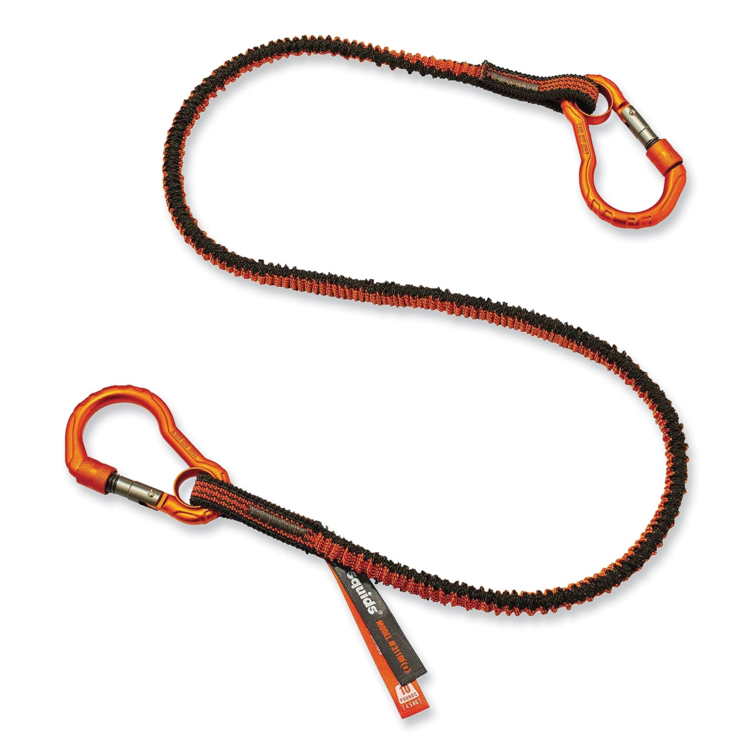 Squids 3110F(x) Tool Lanyard with Aluminum Carabiners, 10 lb Max Working Capacity, 38