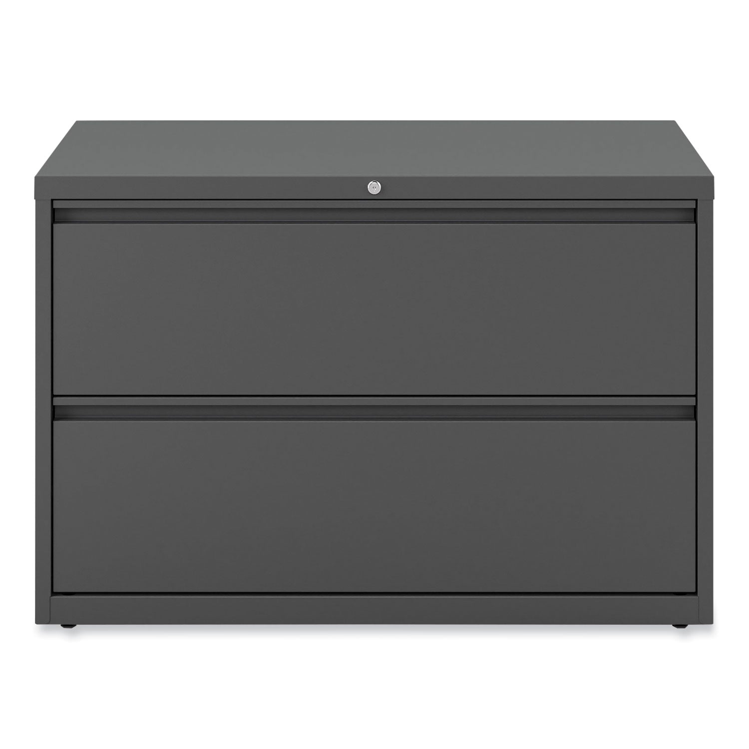 Alera® Lateral File, 2 Legal/Letter-Size File Drawers, Charcoal, 42" x 18.63" x 28"