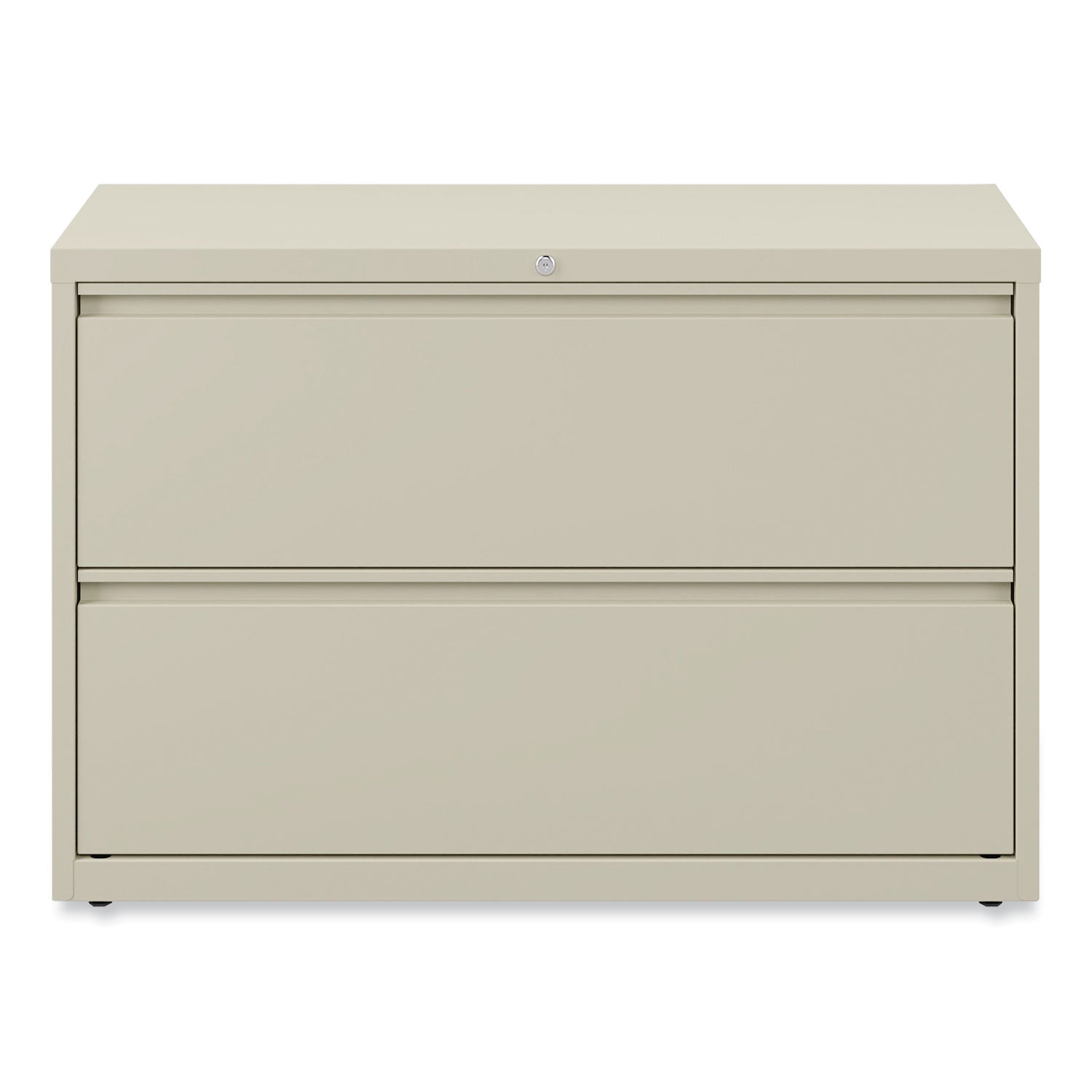 Alera® Lateral File, 2 Legal/Letter-Size File Drawers, Putty, 42" x 18.63" x 28"