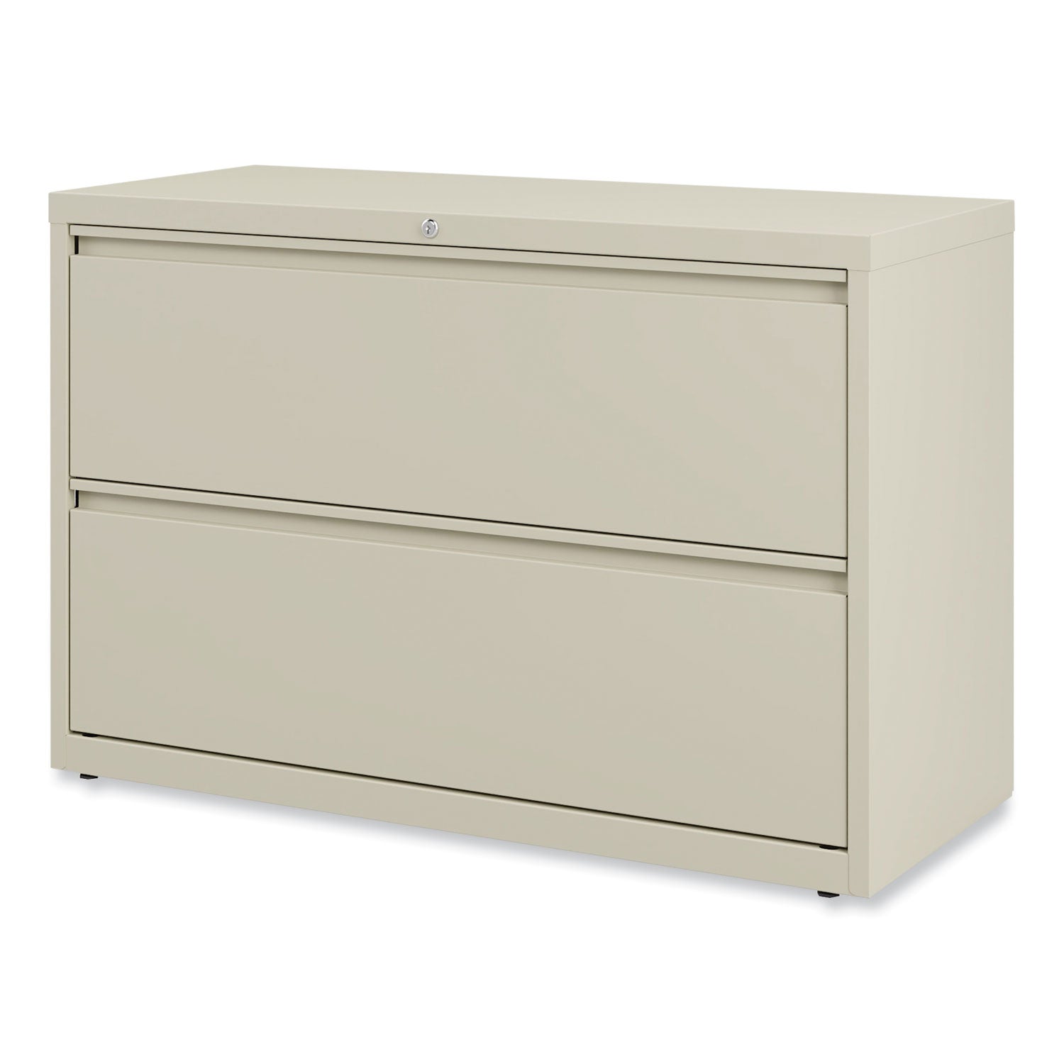 Alera® Lateral File, 2 Legal/Letter-Size File Drawers, Putty, 42" x 18.63" x 28"