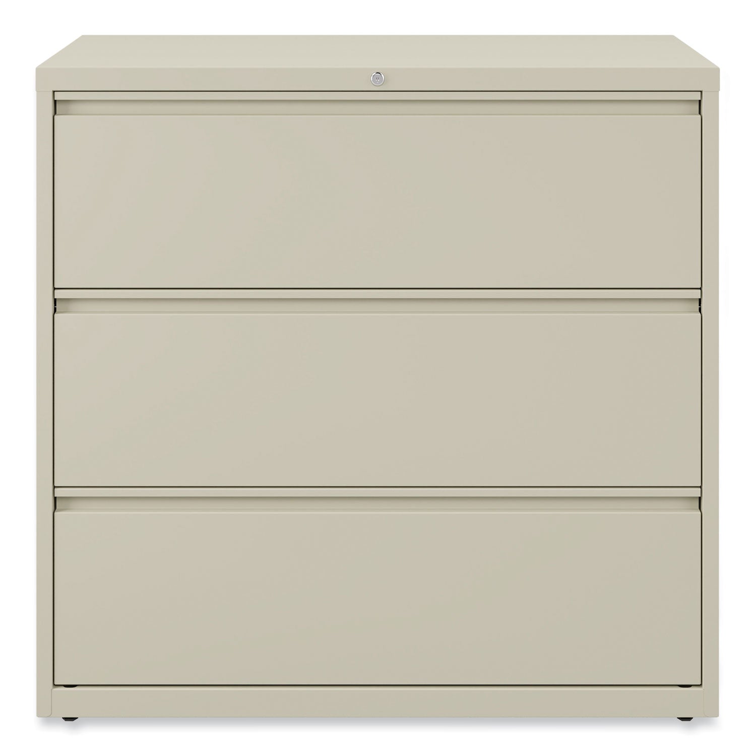 Alera® Lateral File, 3 Legal/Letter/A4/A5-Size File Drawers, Putty, 42" x 18.63" x 40.25"