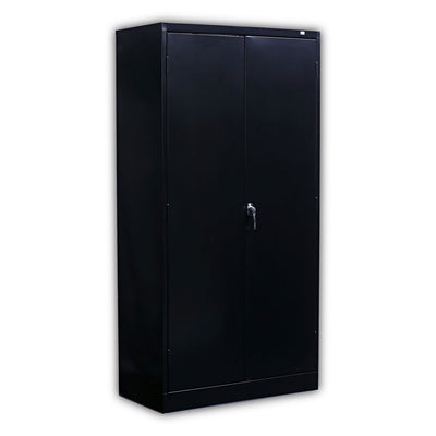 Economy Assembled Storage Cabinet, 36w x 18d x 72h, Black Flipcost Flipcost