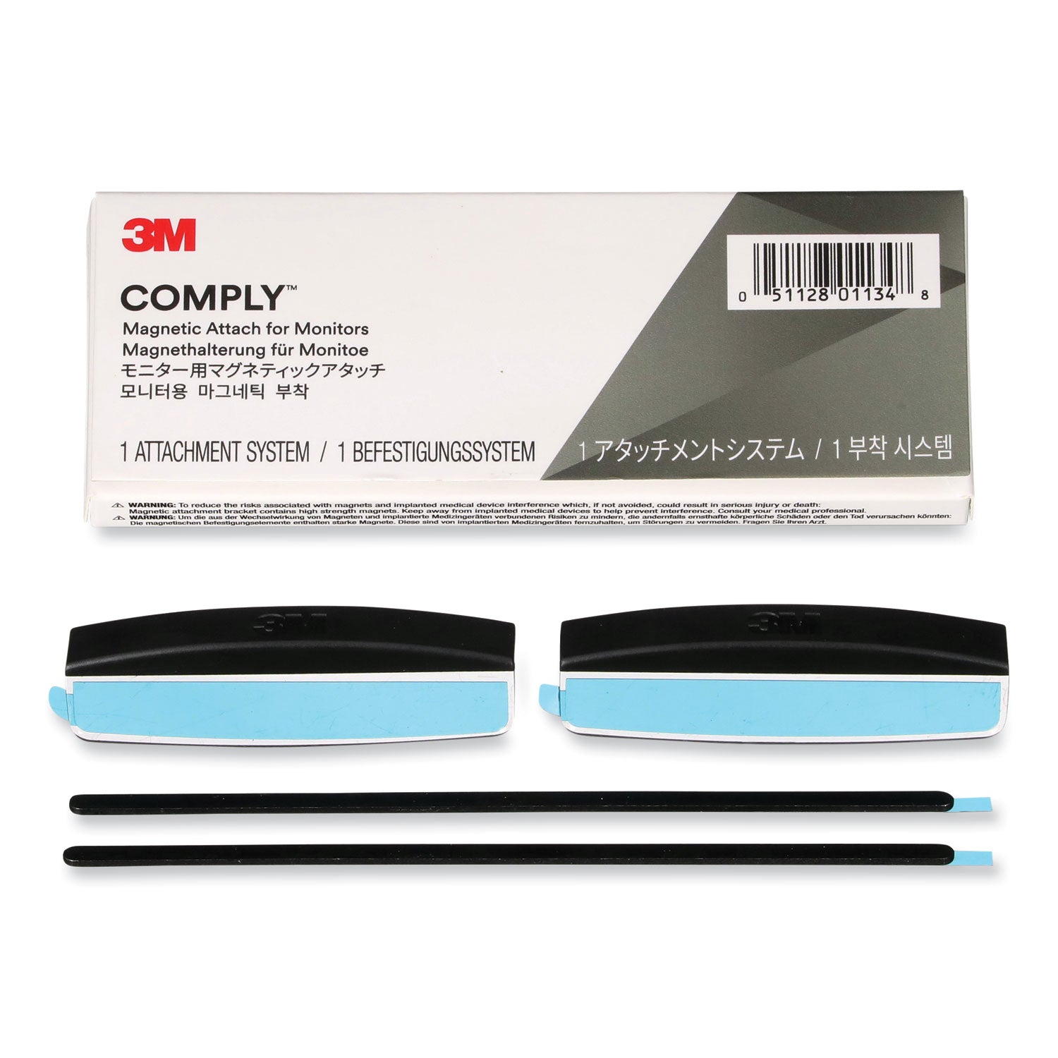 3M™ COMPLY Magnetic Attach for Full-Screen Monitor Filters