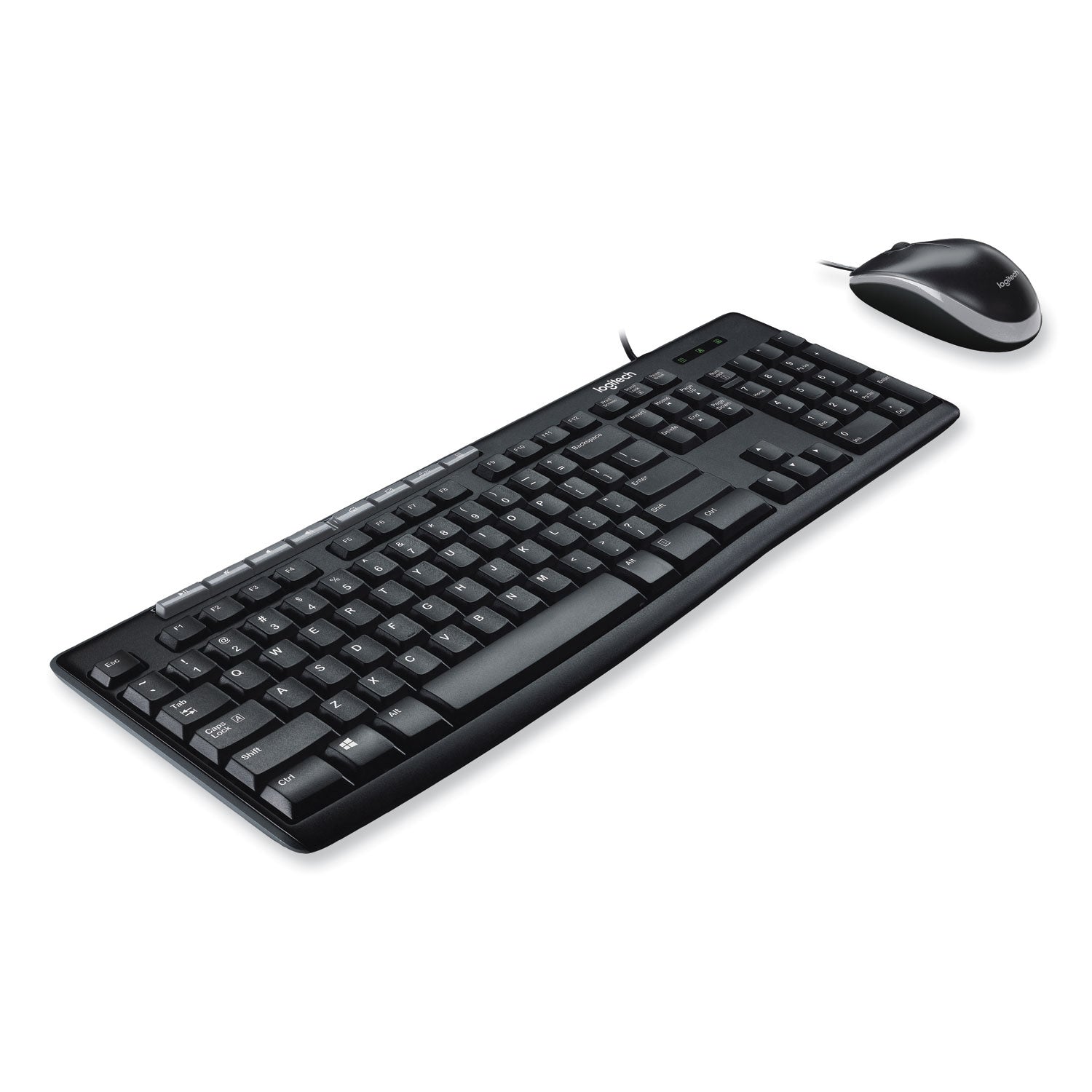 Logitech® Wired Media Combo MK200, USB 2.0, Black