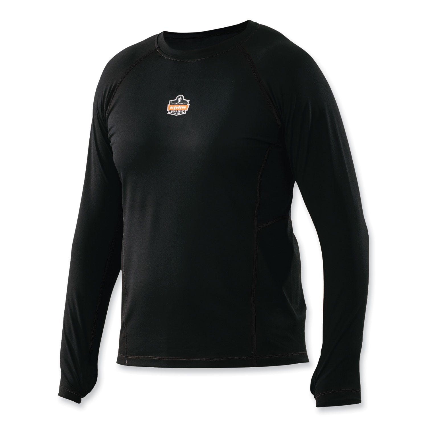 N-Ferno 6435 Midweight Long Sleeve Base Layer Shirt, 2X-Large, Black