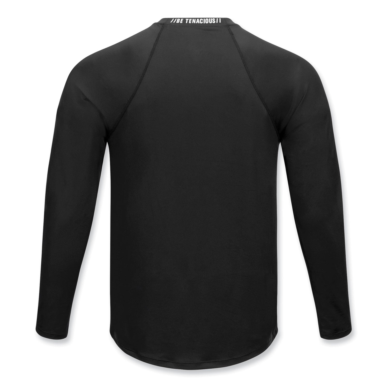 Ergodyne® N-Ferno 6436 Long Sleeve Lightweight Base Layer Shirt, Large, Black