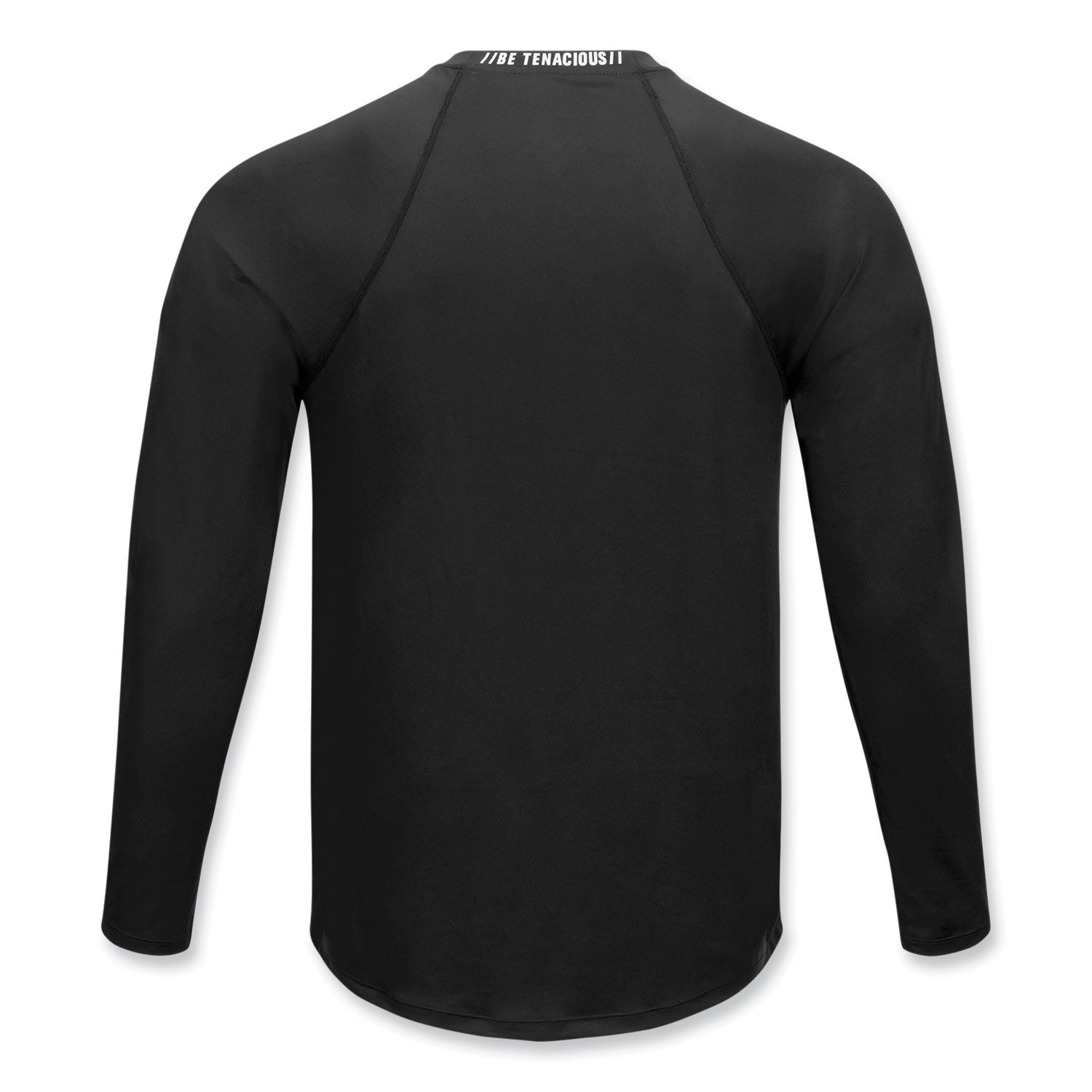 Ergodyne® N-Ferno 6436 Long Sleeve Lightweight Base Layer Shirt, Medium, Black