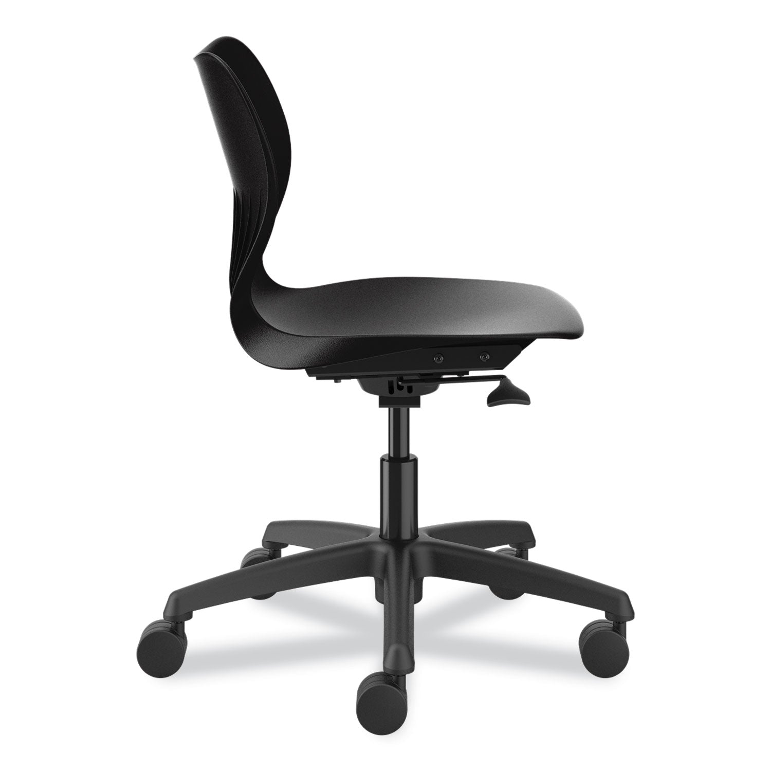 HON® SmartLink Task Chair, Supports Up to 275 lb, 34.75" Seat Height, Onyx Seat, Onyx Back, Black Base