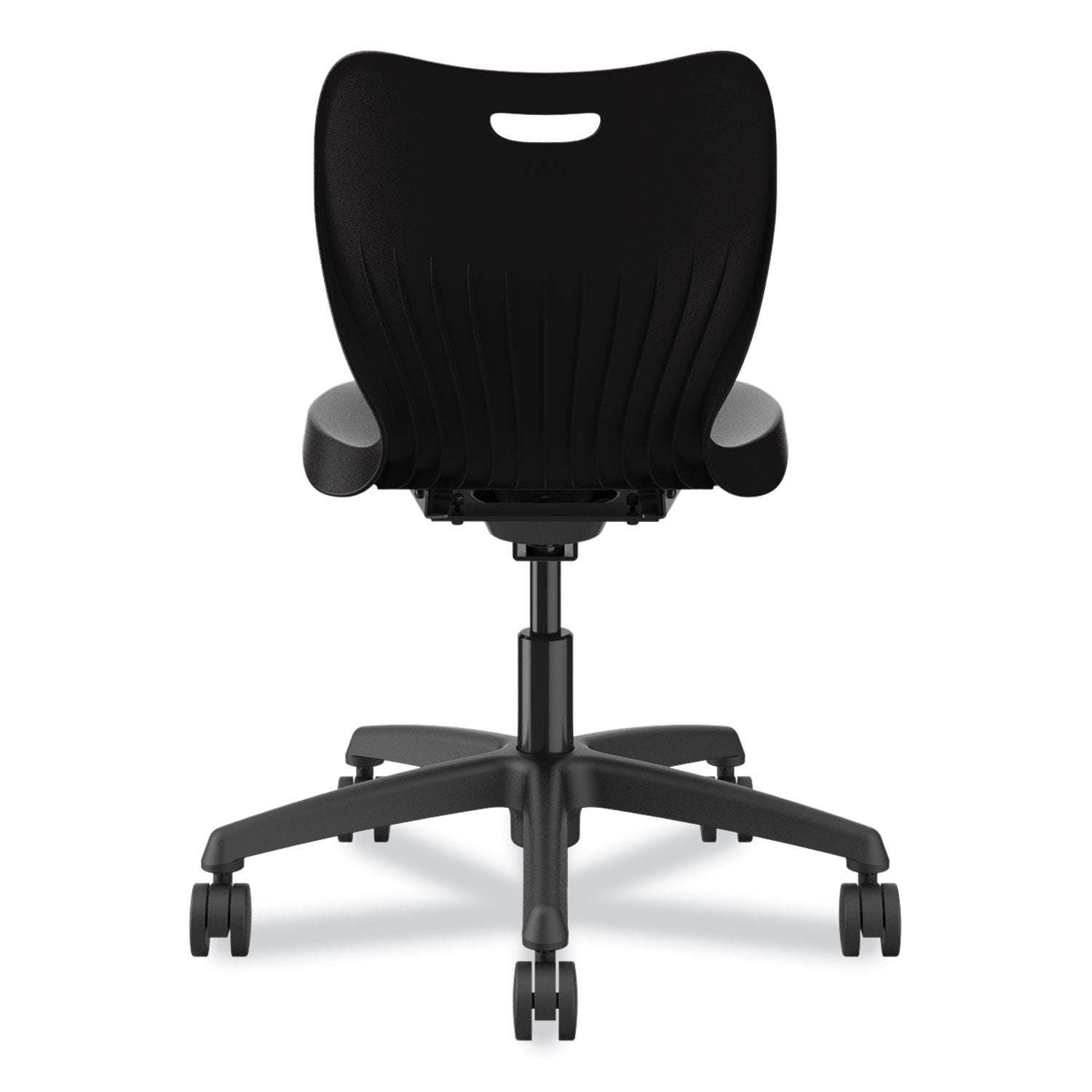 HON® SmartLink Task Chair, Supports Up to 275 lb, 34.75" Seat Height, Onyx Seat, Onyx Back, Black Base