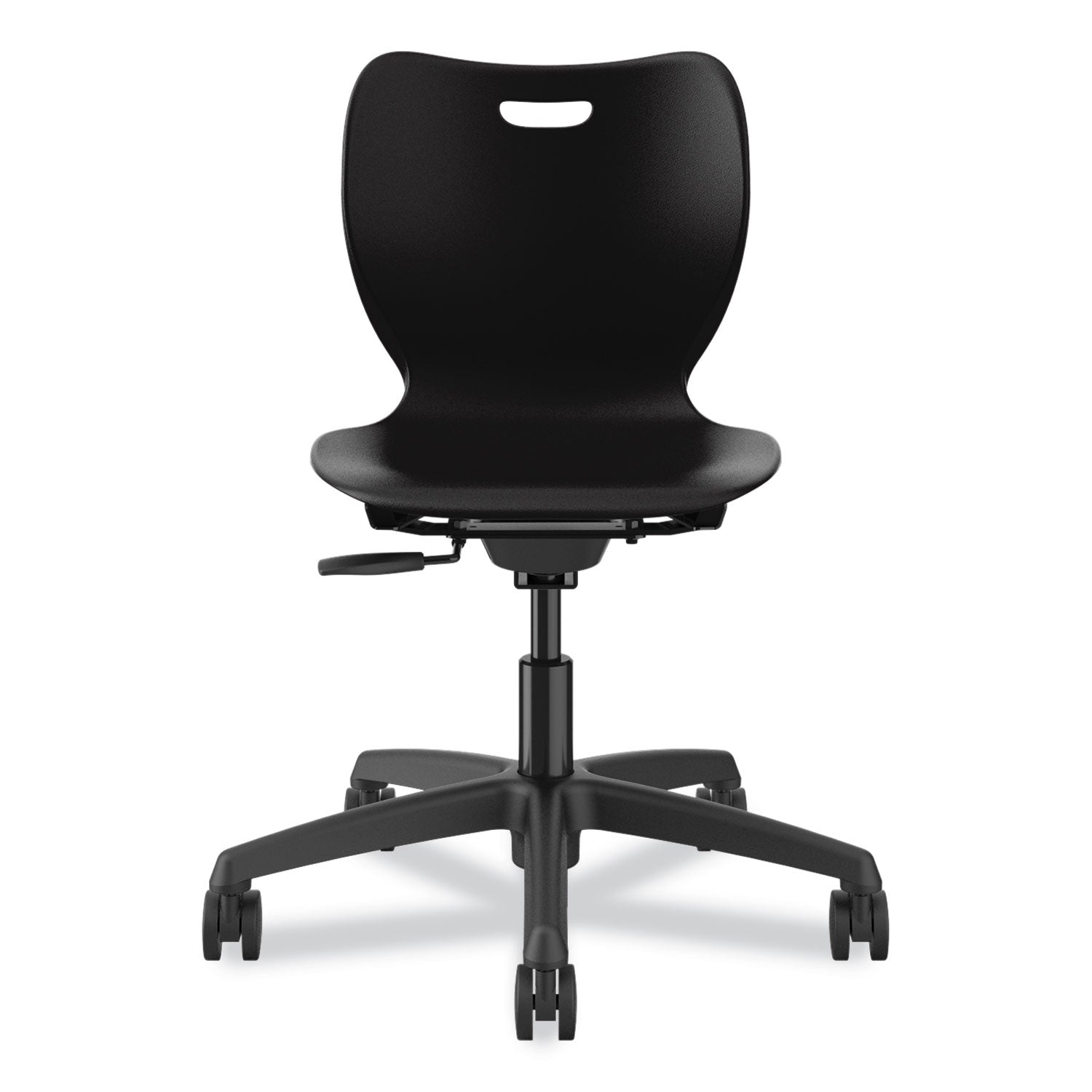 HON® SmartLink Task Chair, Supports Up to 275 lb, 34.75" Seat Height, Onyx Seat, Onyx Back, Black Base