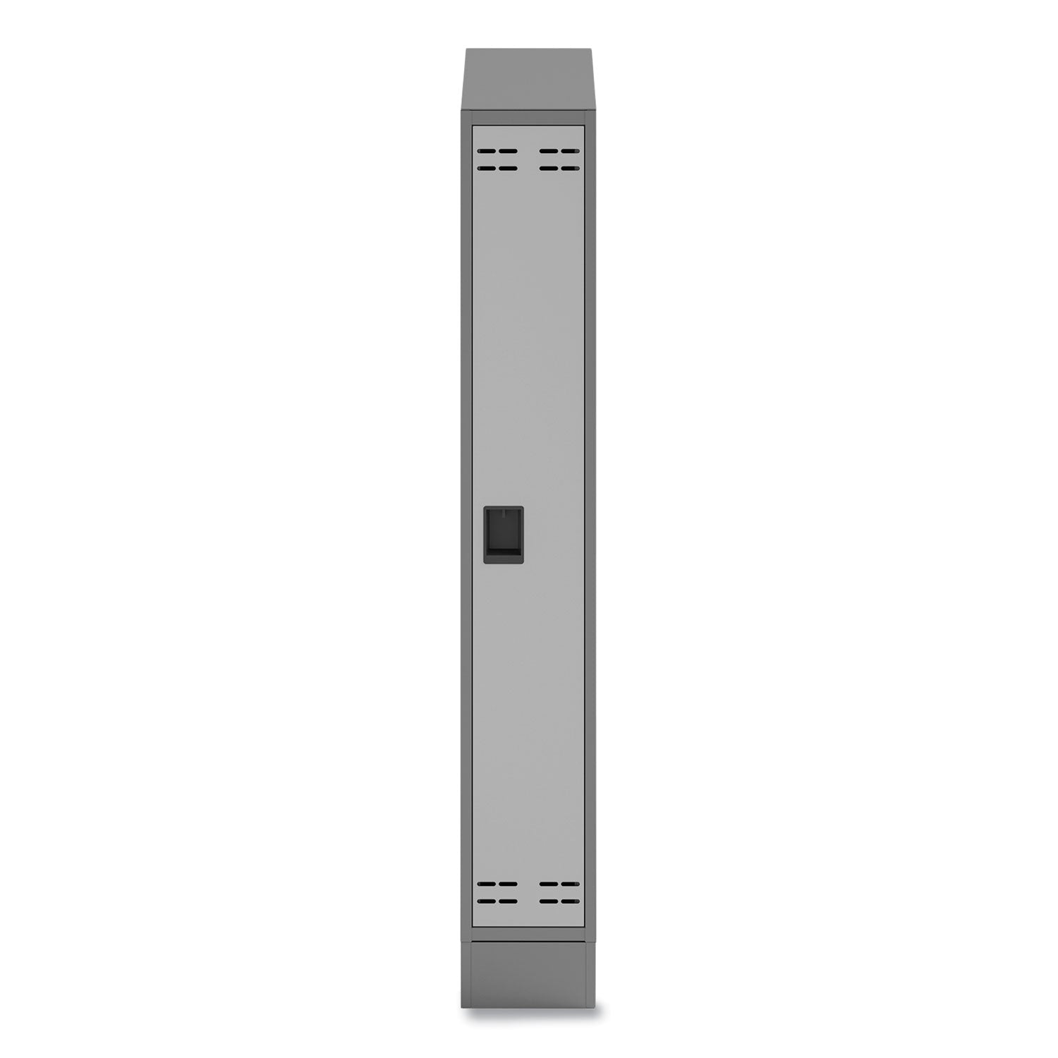 Safco® Single Continuous Metal Locker Base Addition, 11.7w x 16d x 5.75h, Gray