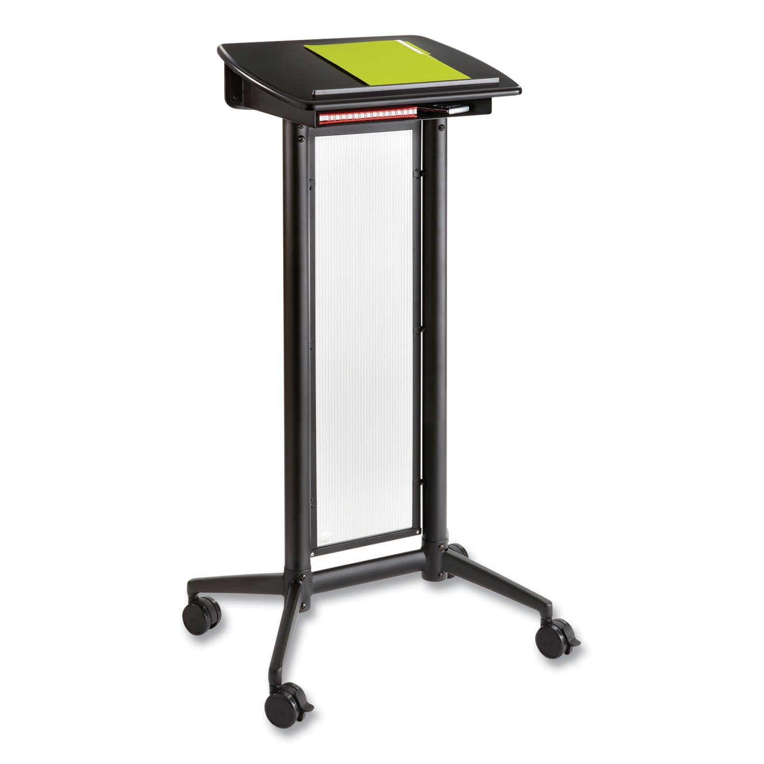 Safco® Impromptu Lectern, 26.5 x 18.75 x 46.5, Black