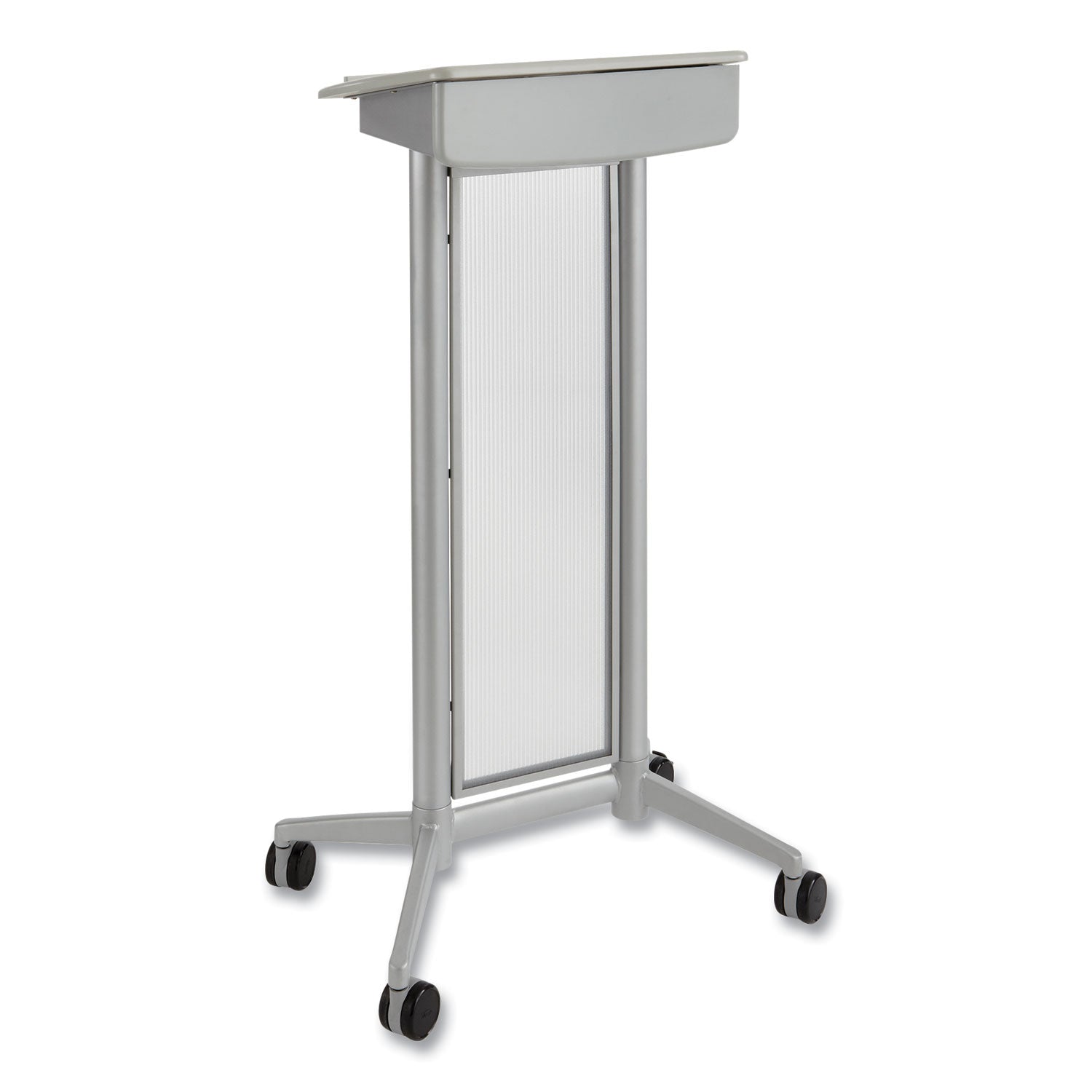 Safco® Impromptu Lectern, 26.5 x 18.75 x 46.5, Gray