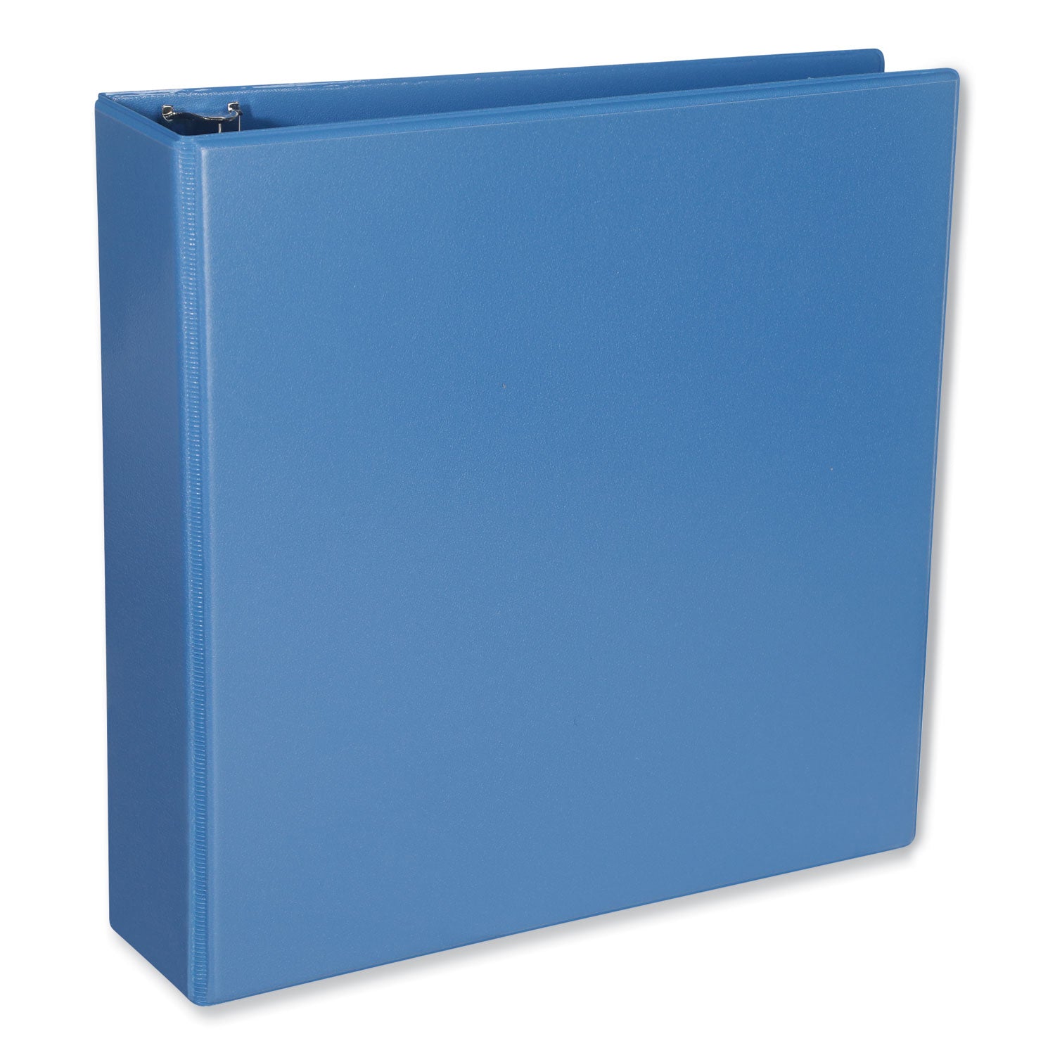 Universal® Slant D-Ring View Binder, 3 Rings, 2" Capacity, 11 x 8.5, Light Blue