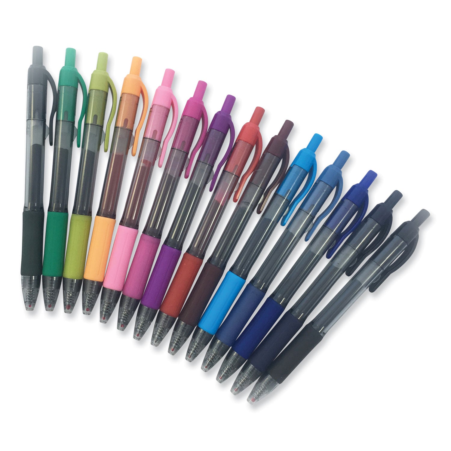 Zebra® Sarasa Dry Gel X20 Gel Pen, Retractable, Medium 0.7 mm, Assorted Ink and Barrel Colors, 14/Pack