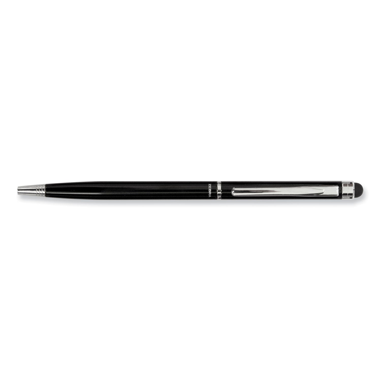 Zebra® StylusPen Twist Ballpoint Pen/Stylus, Black