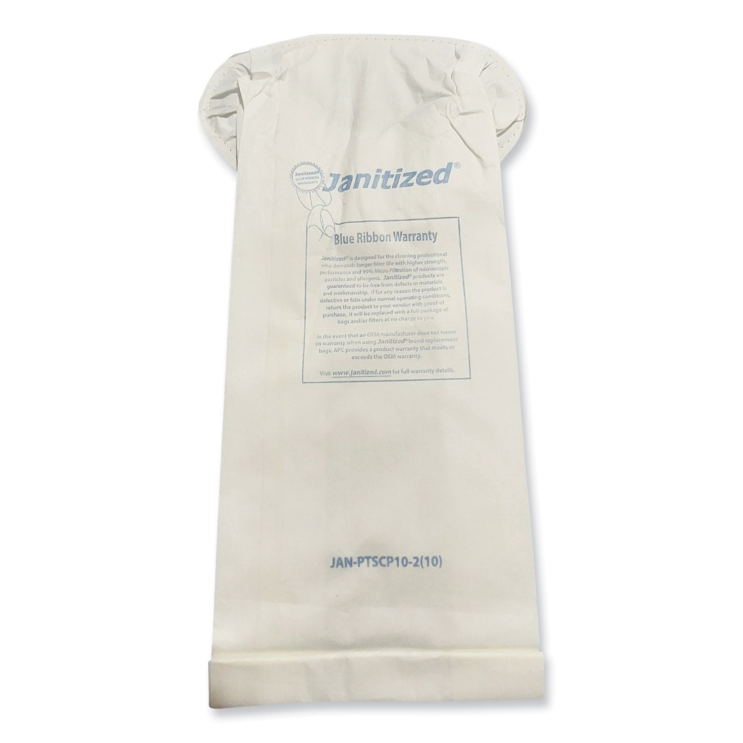 Janitized® Vacuum Filter Bags Designed to Fit ProTeam Super Coach Pro 10, 100/Carton