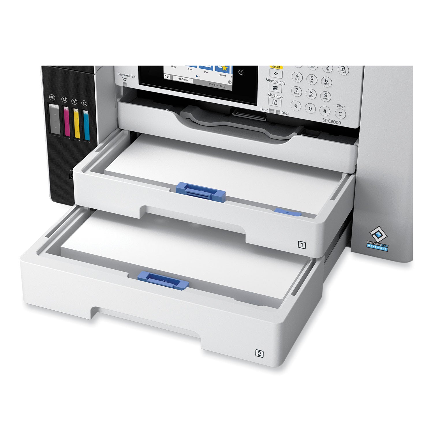 Epson® WorkForce ST-C8000 Color MFP Wide-Format Supertank Printer