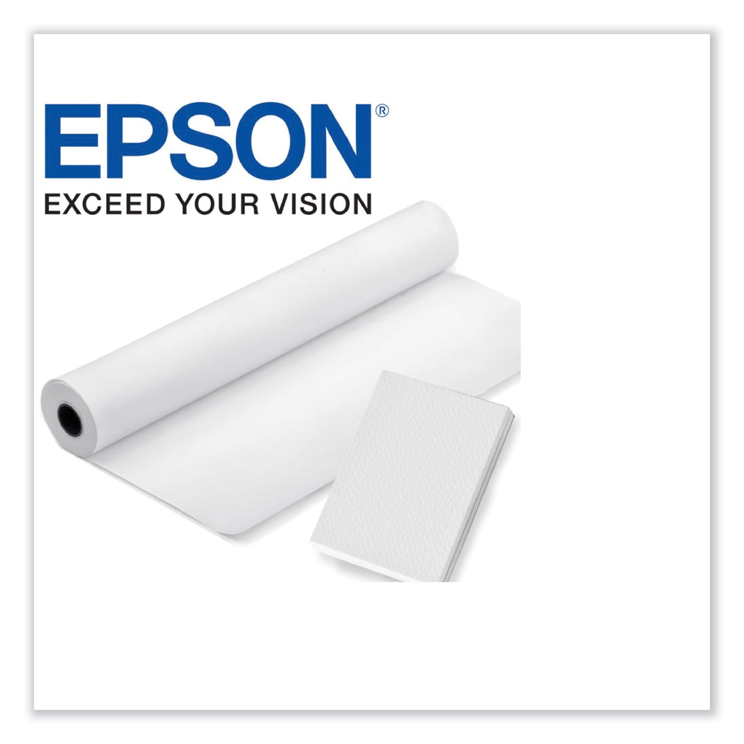 DS Transfer Production Paper Roll, 4.5 mil, 24" x 350 ft, Matte White Epson® Flipcost