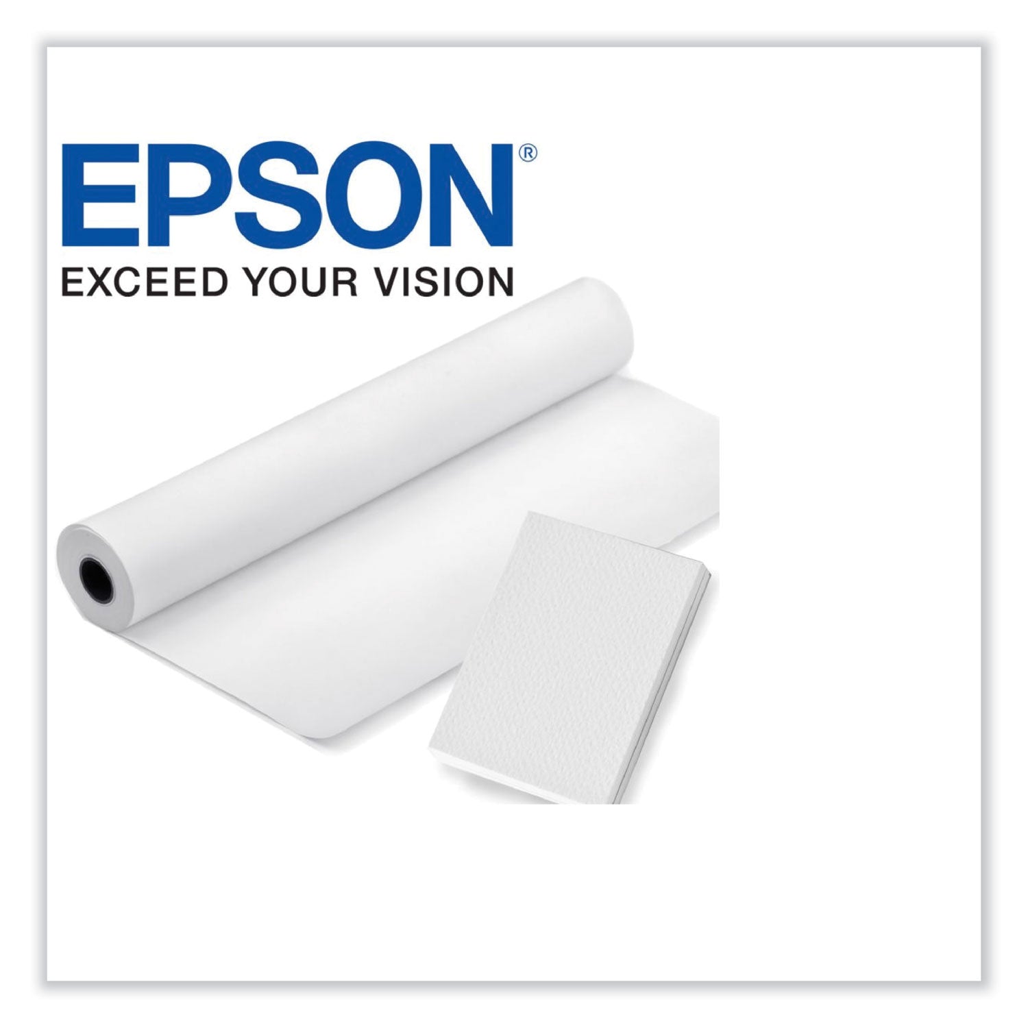 DS Transfer Production Paper Roll, 4.5 mil, 44" x 350 ft, Matte White Epson® Flipcost