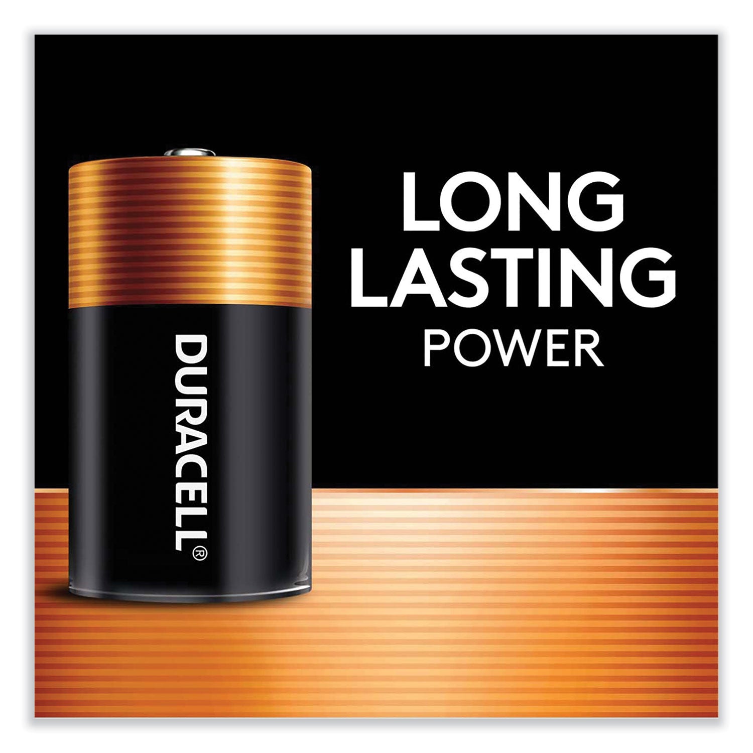 Duracell® CopperTop Alkaline D Batteries, 8/Pack