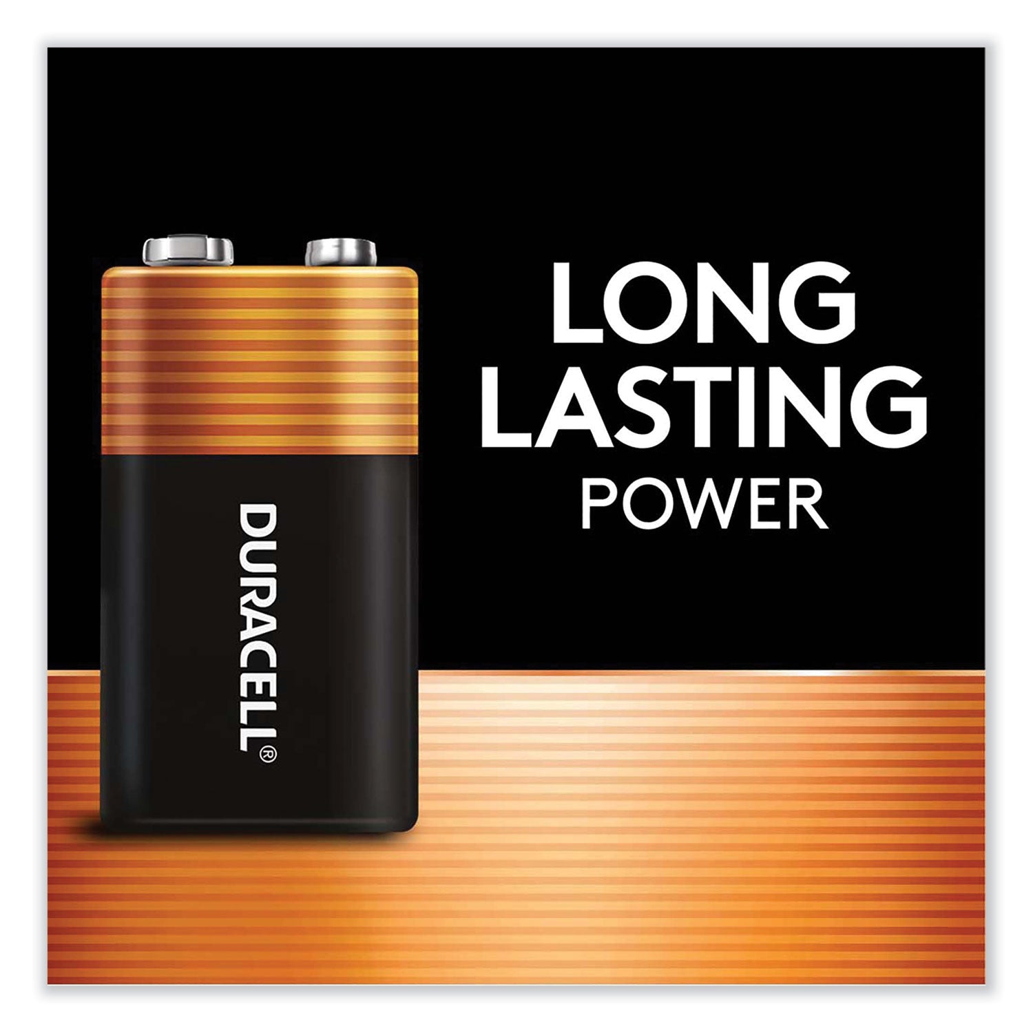 Duracell® CopperTop Alkaline 9V Batteries, 12/Box