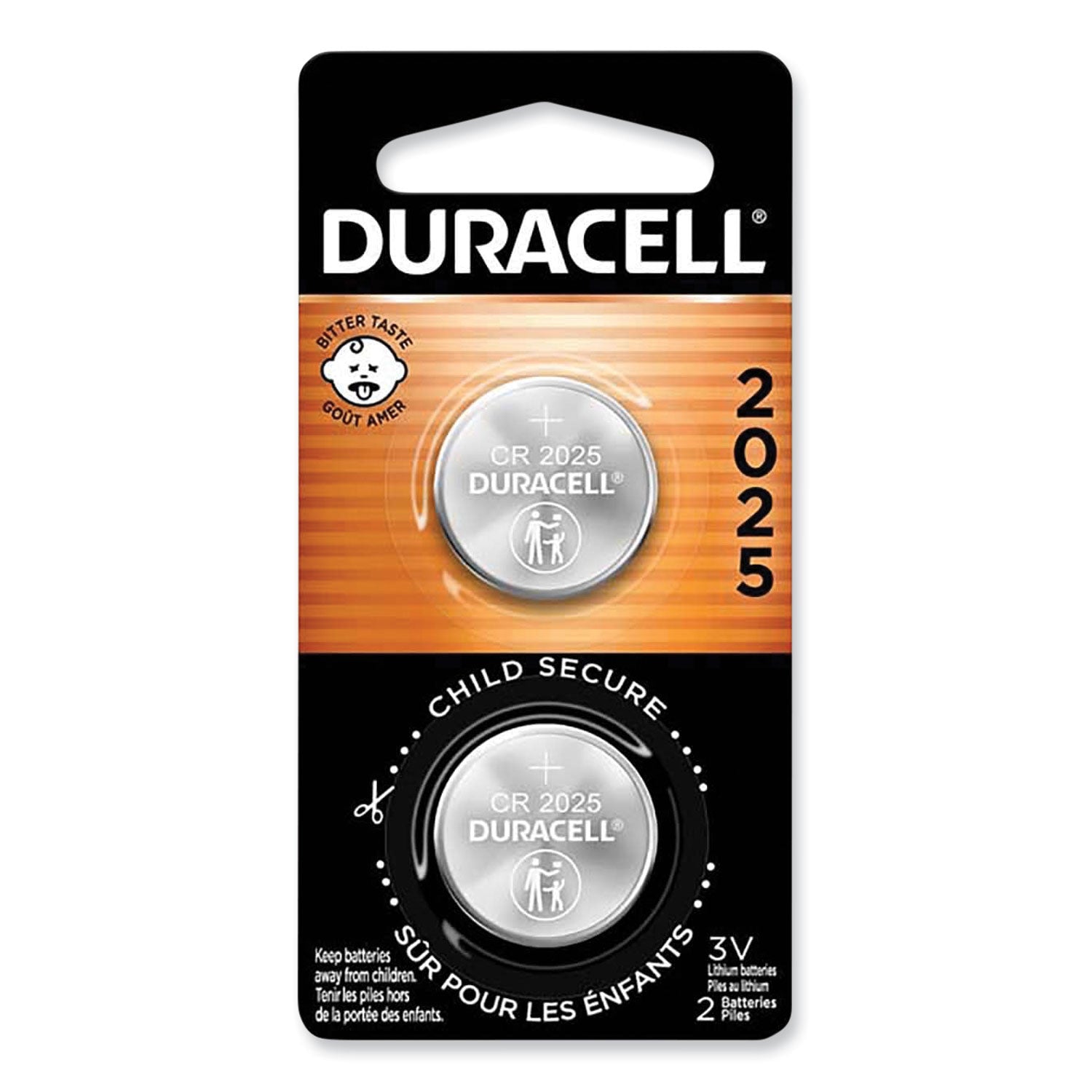 Lithium Coin Batteries, 2025, 2/Pack