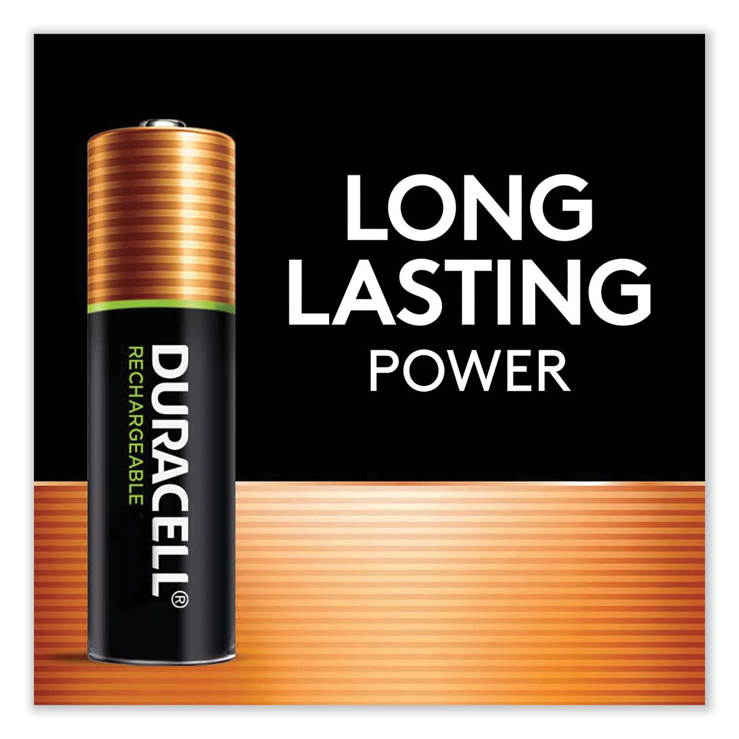 Duracell® Rechargeable StayCharged NiMH Batteries, AA, 4/Pack