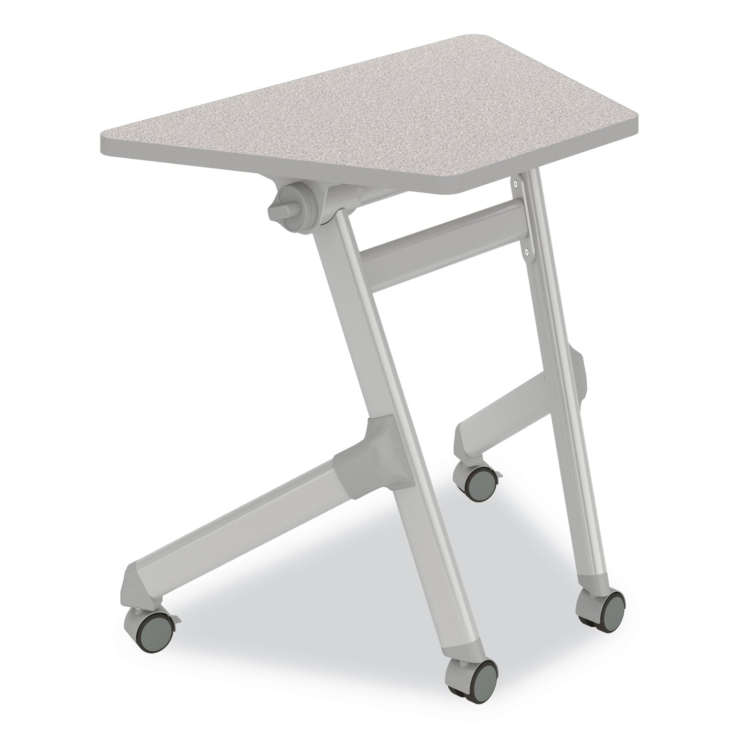 Safco® Learn Nesting Trapezoid Desk, 32.83" x 22.25" to 29.5", Gray