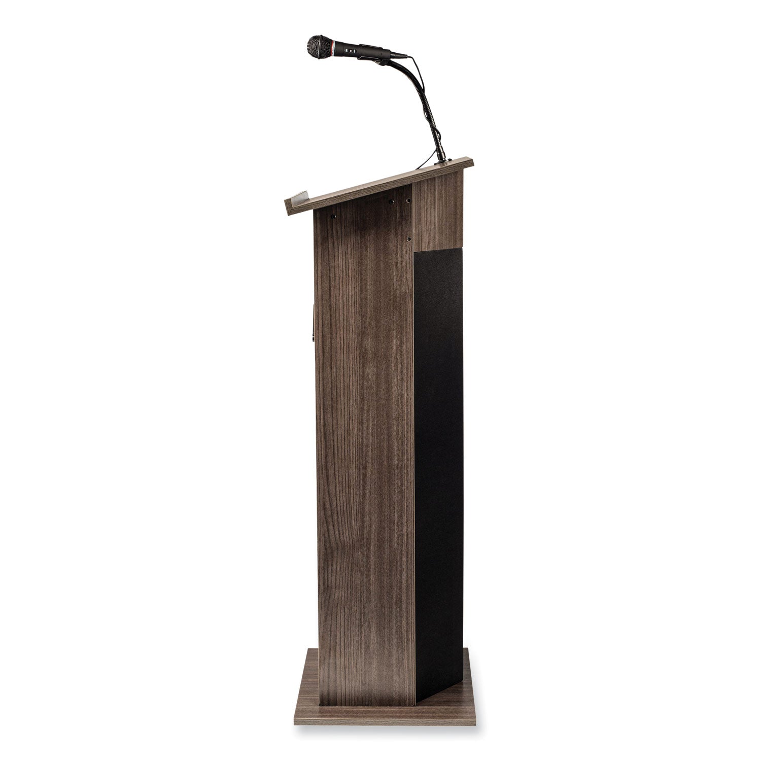 Oklahoma Sound® Power Plus Lectern, 22 x 17 x 46, Ribbonwood