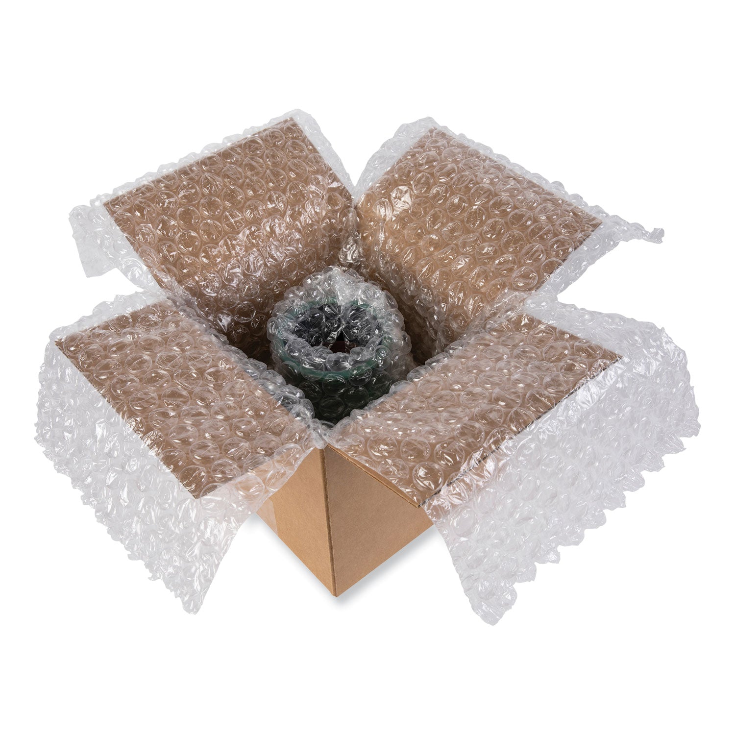 Universal® Bubble Packaging, 0.31" Thick, 24" x 75 ft, Perforated Every 24", Clear, 4/Carton