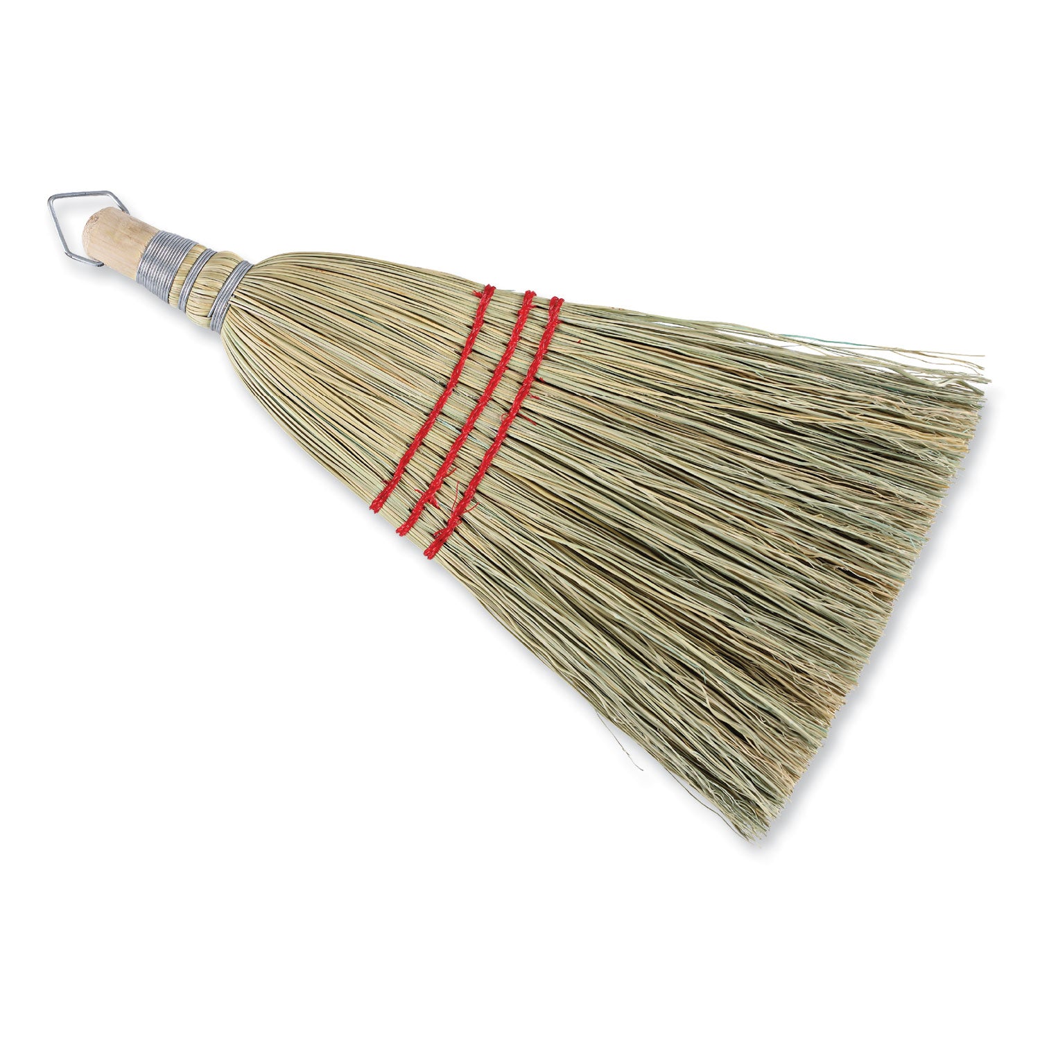 Boardwalk® Corn Whisk Broom, Corn Fiber Bristles, 9" Bristle Length, Yellow, 12/Carton